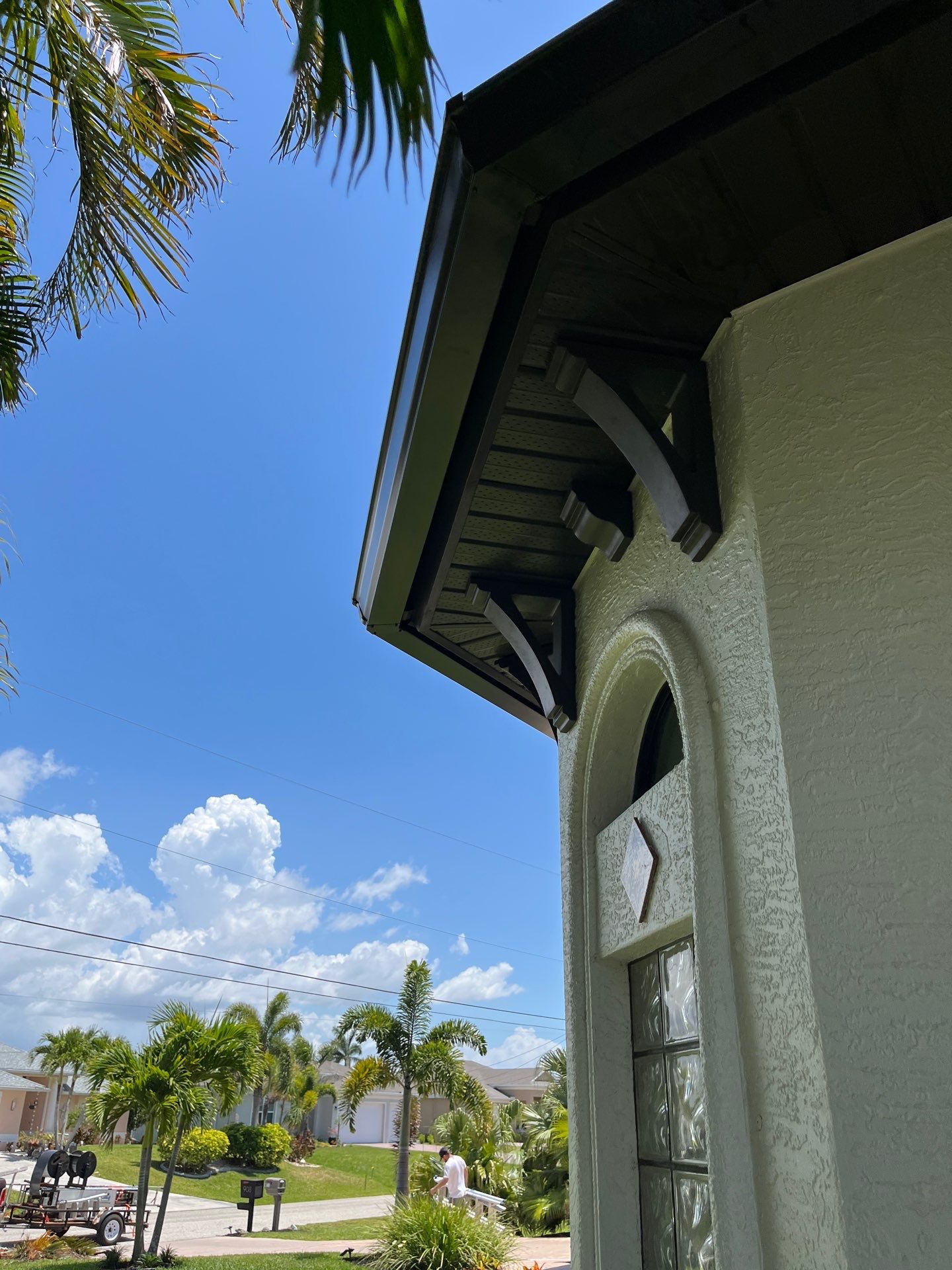 Bronze Gutter Repair and Replacement in Cape Coral FL by Gutter Professors