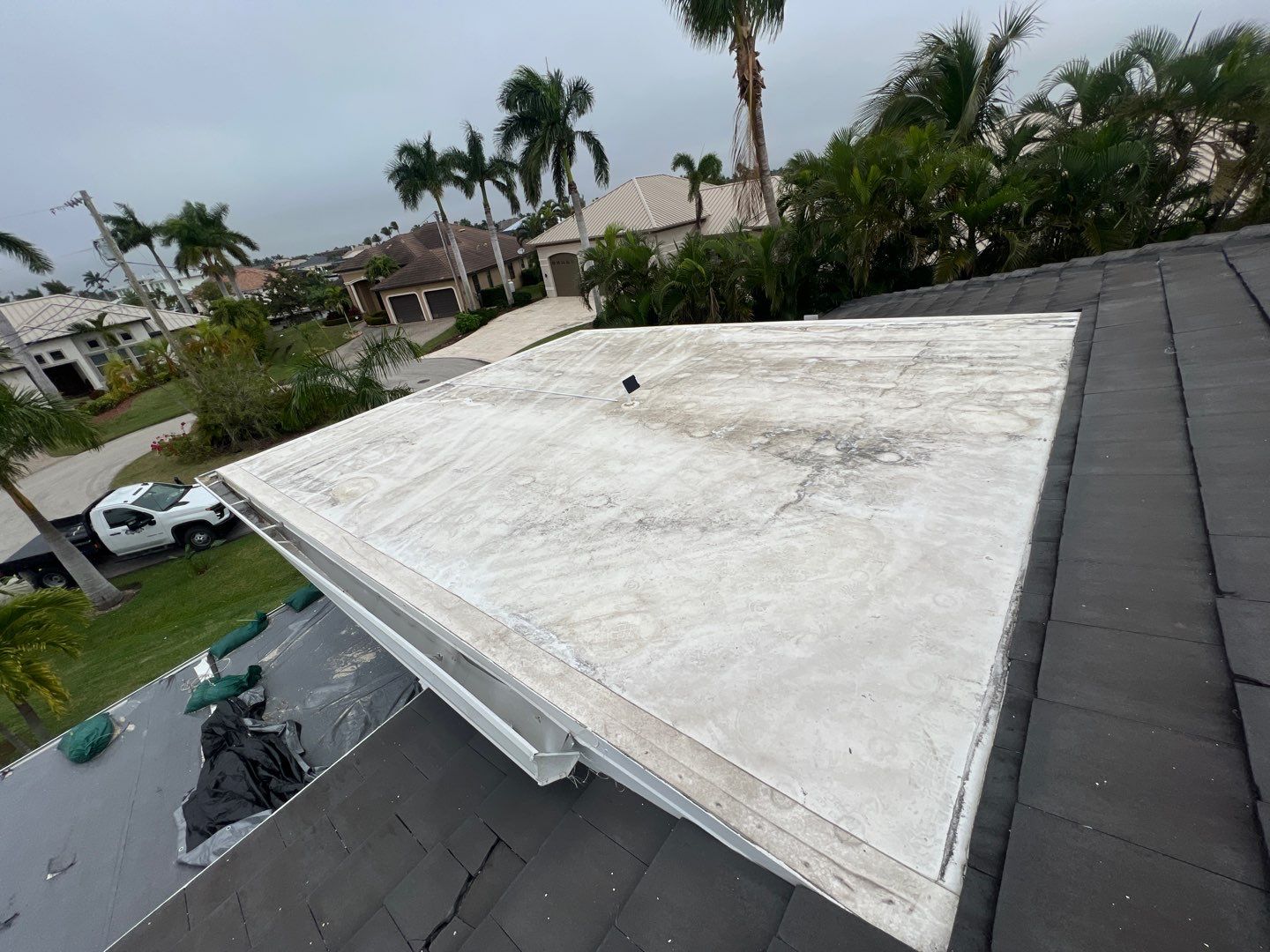 Residential Roofing Repair using Concrete Tile by Four Peaks Roofing