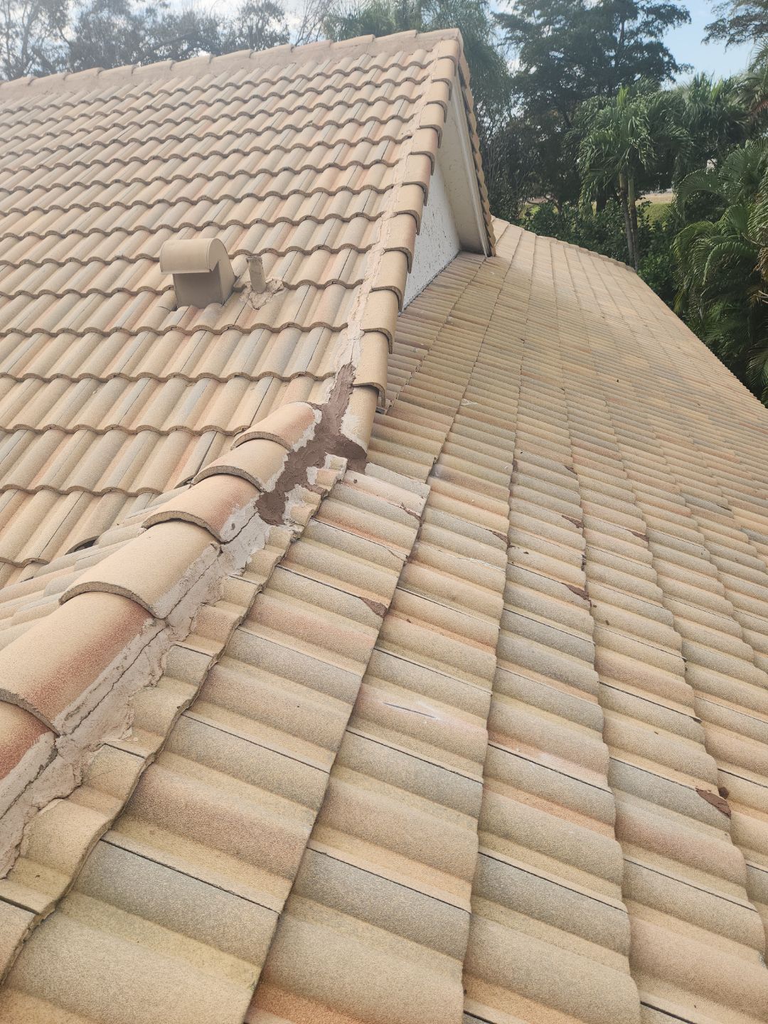 Tile Roof Repair using Concrete Roof Tile by Aastro Roofing