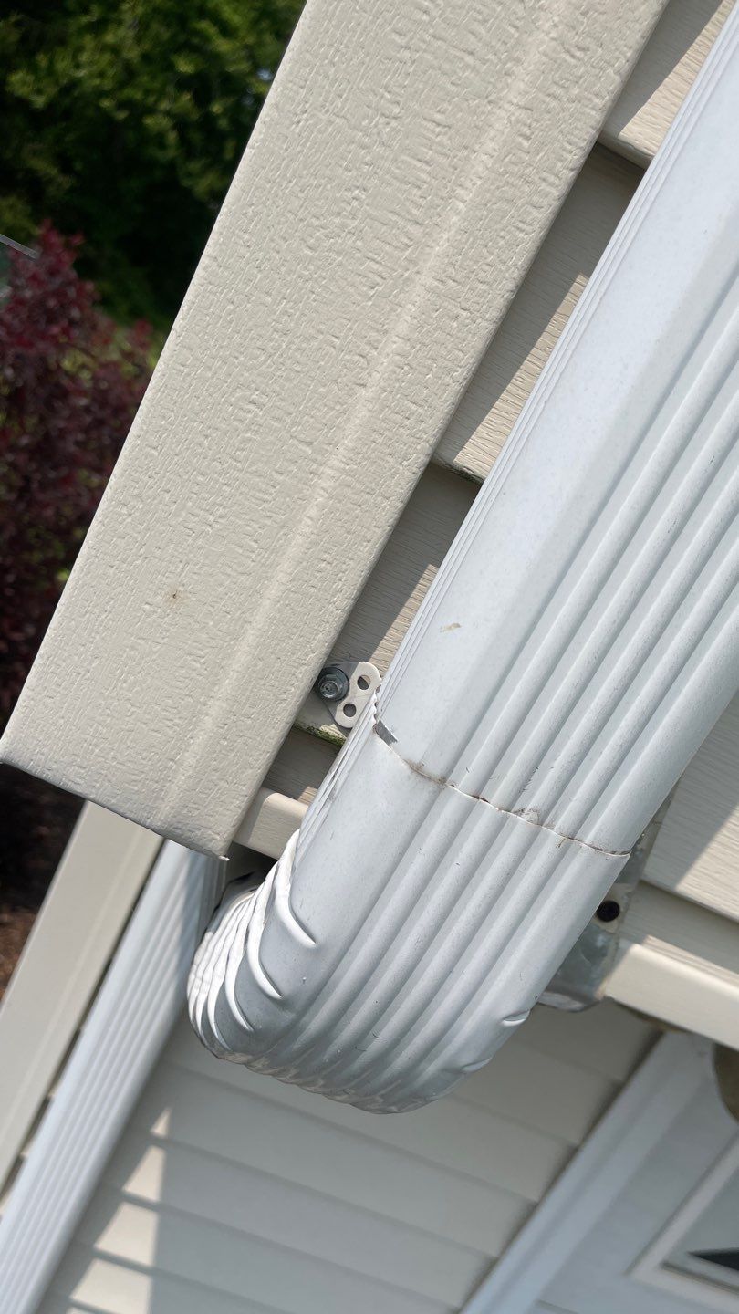 Gutter Cleaning Chimney top repair by A Plus Exterior