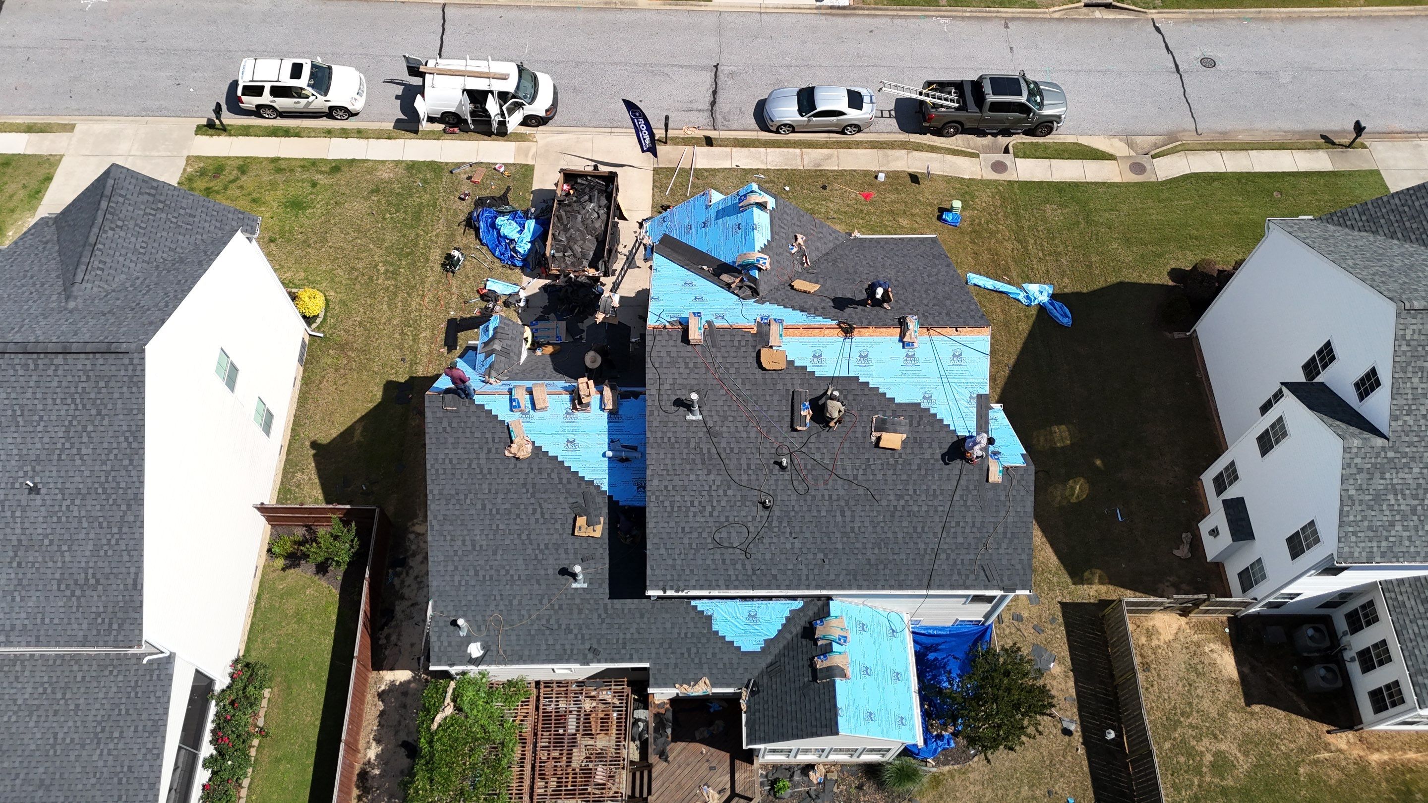 Full Asphalt Shingle Roof Replacement in Simpsonville, South Carolina by Roofers LLC