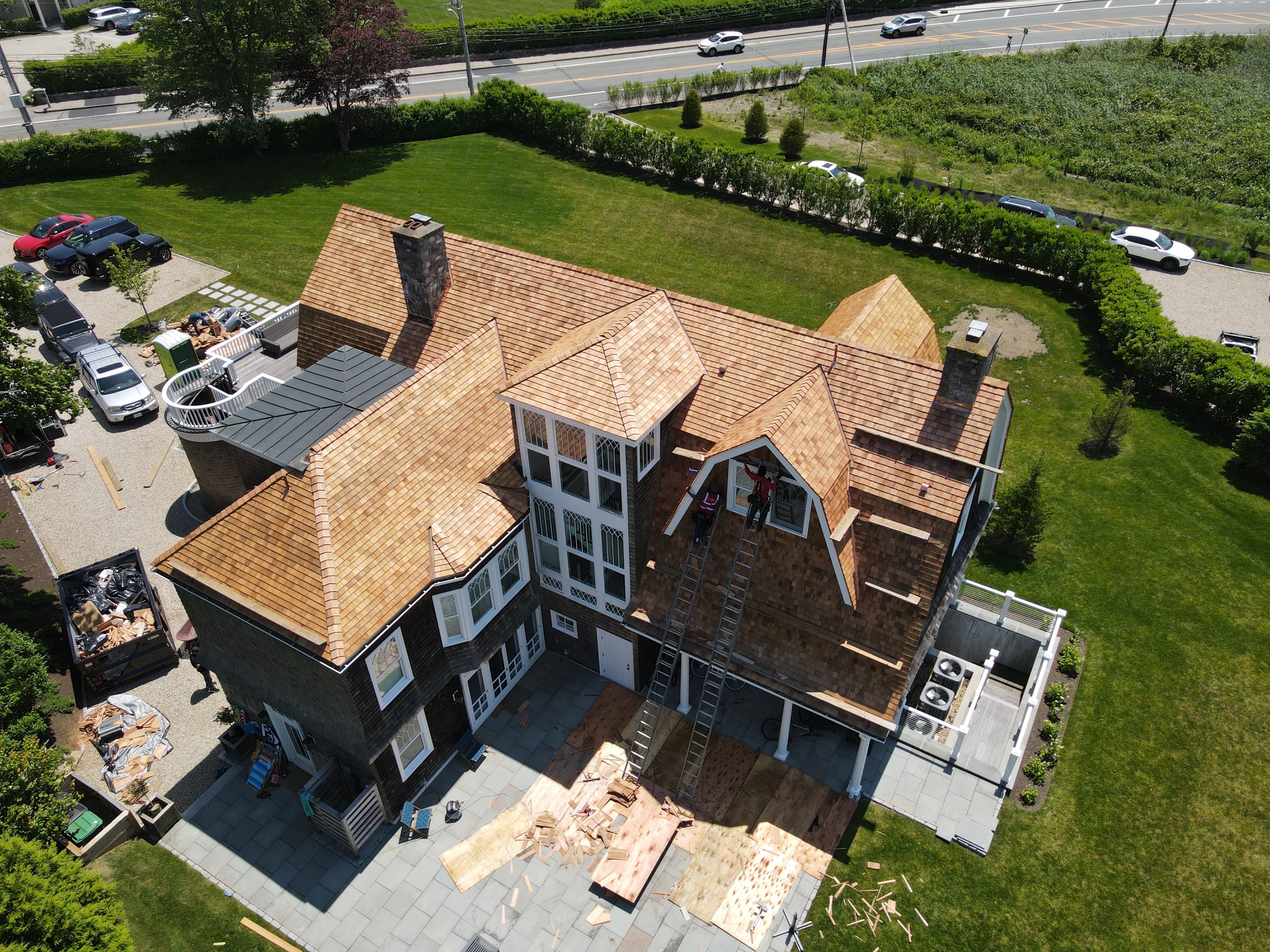 Narragansett,RI Cedar Roof Replacement by Rinaldi Roofing 