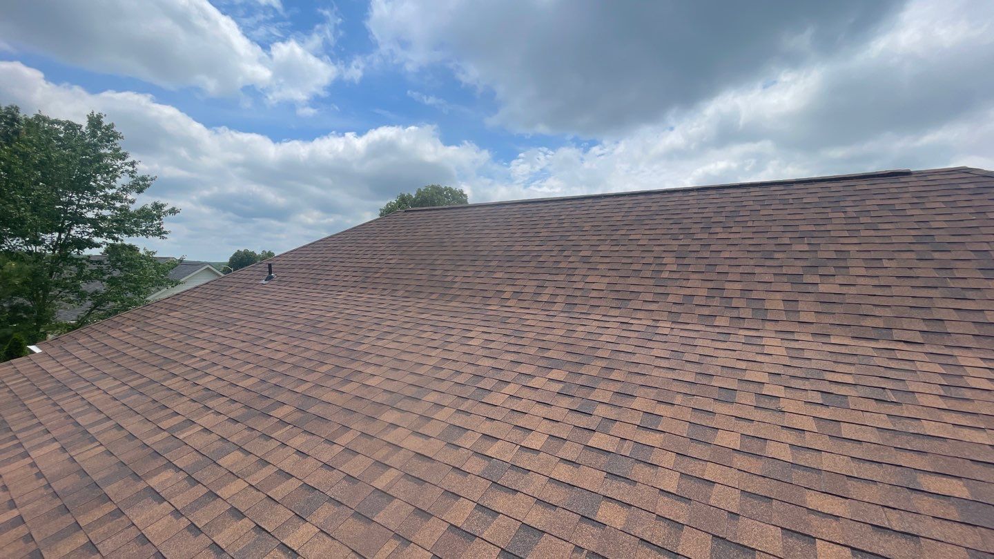 Residential Roofing Install - Chestnut Atlas StormMaster Shake W/ Scotchguard Shingles - Ivory Gutters & Downspouts  by Titan Commercial & Residential Roofing 