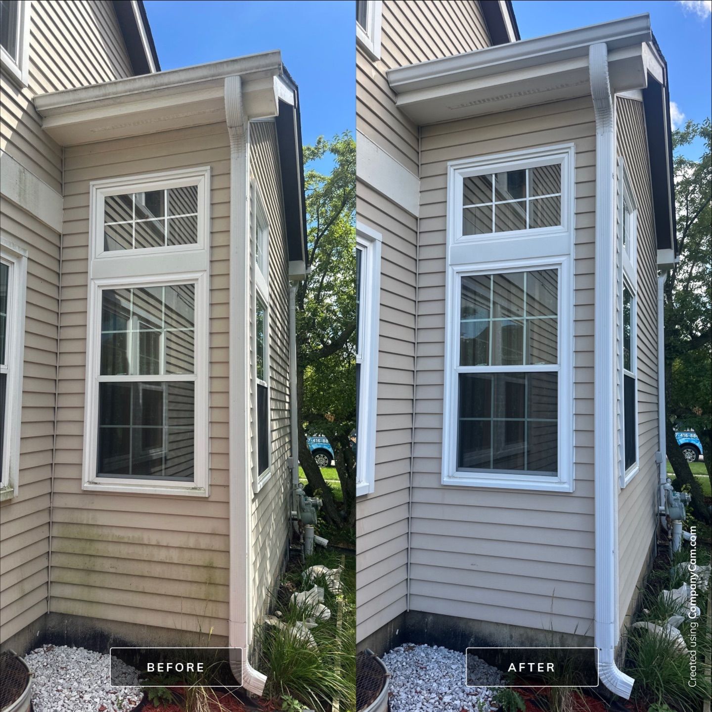 Project in Bartlett by Simmons Power & Soft Washing