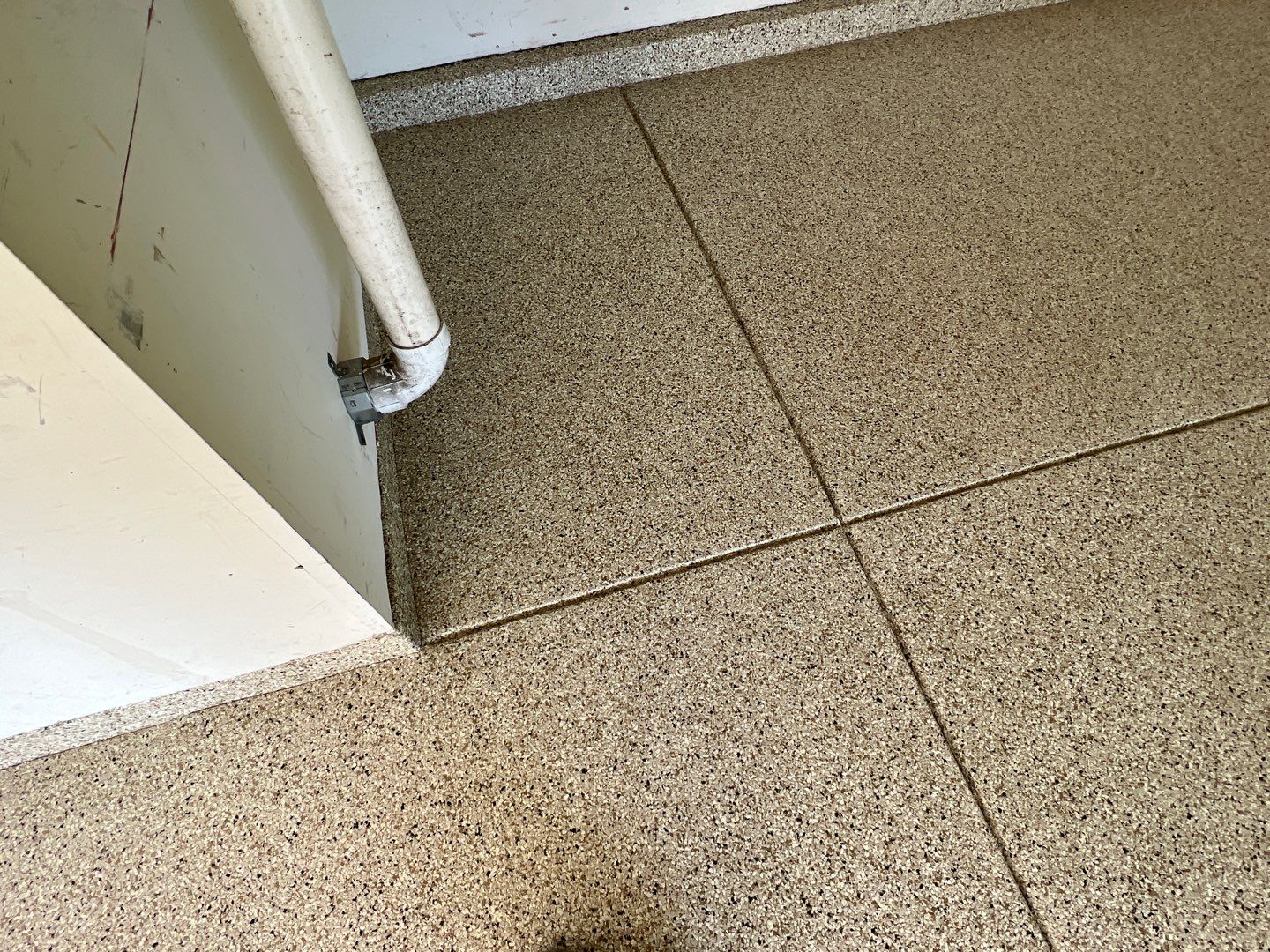Garage Floor using Driftwood by Your1DayFloor.com