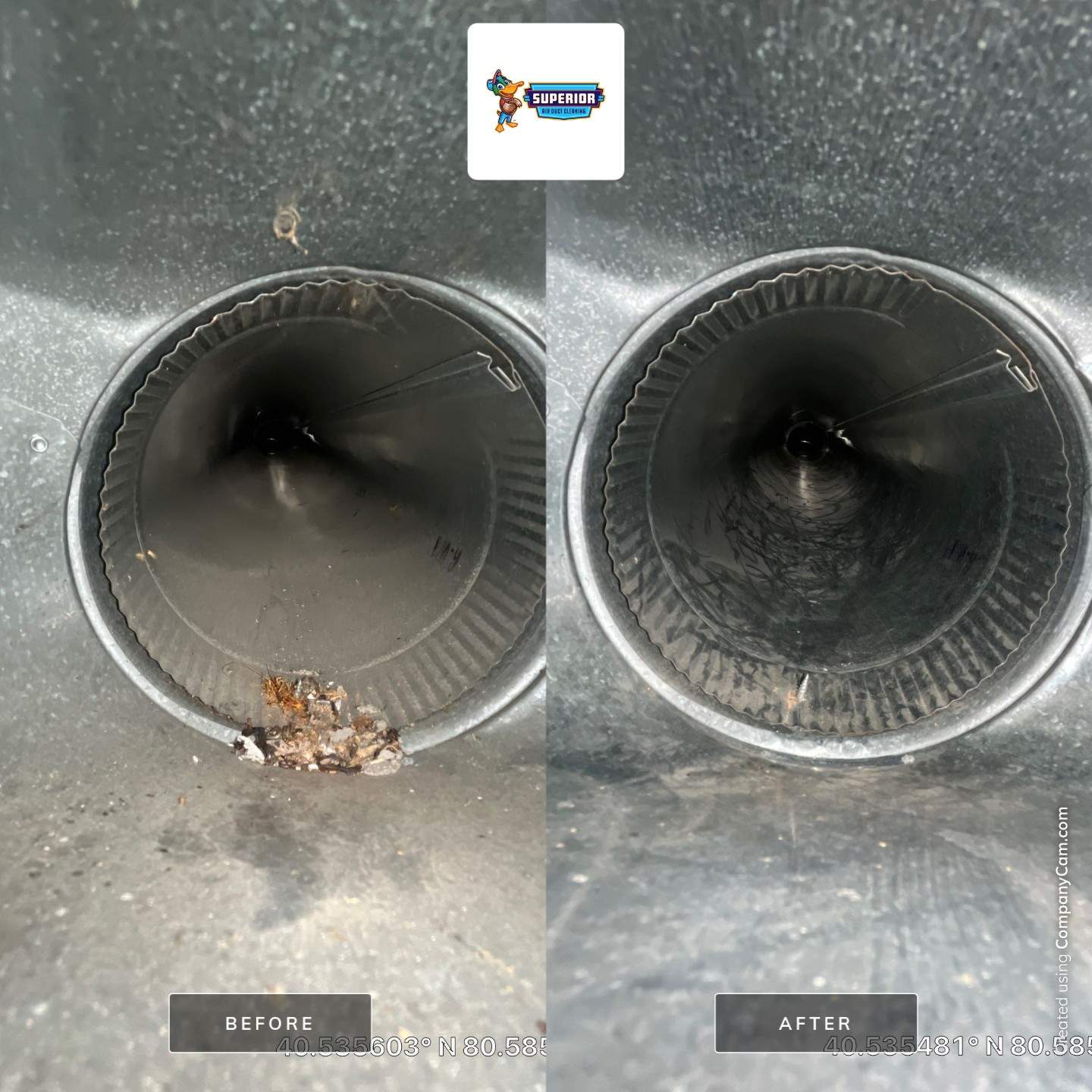 Air Duct Cleaning With a Vacuum Truck in New Cumberland, WV by Superior Air Duct Cleaning