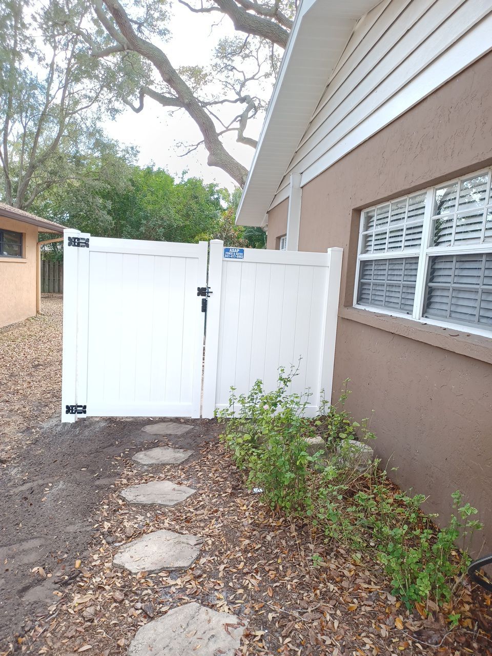 Sarasota, FL 6ft. White Vinyl Privacy Fence by Asap fence and gates, LLC