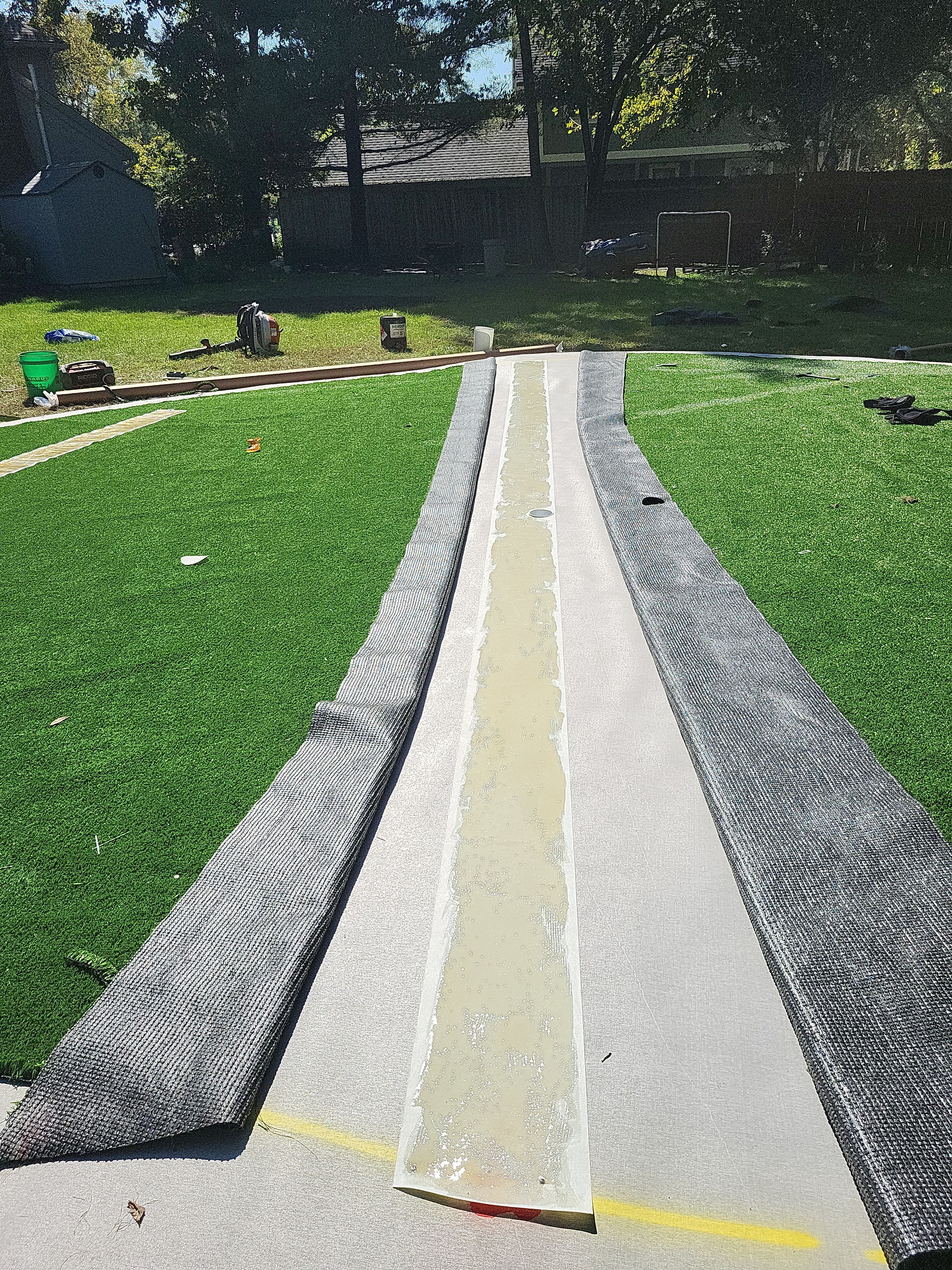Custom Synthetic Putting Green Installation for Aspiring Collegiate Golfer in Worthington, Ohio by Southwest Greens Midwest