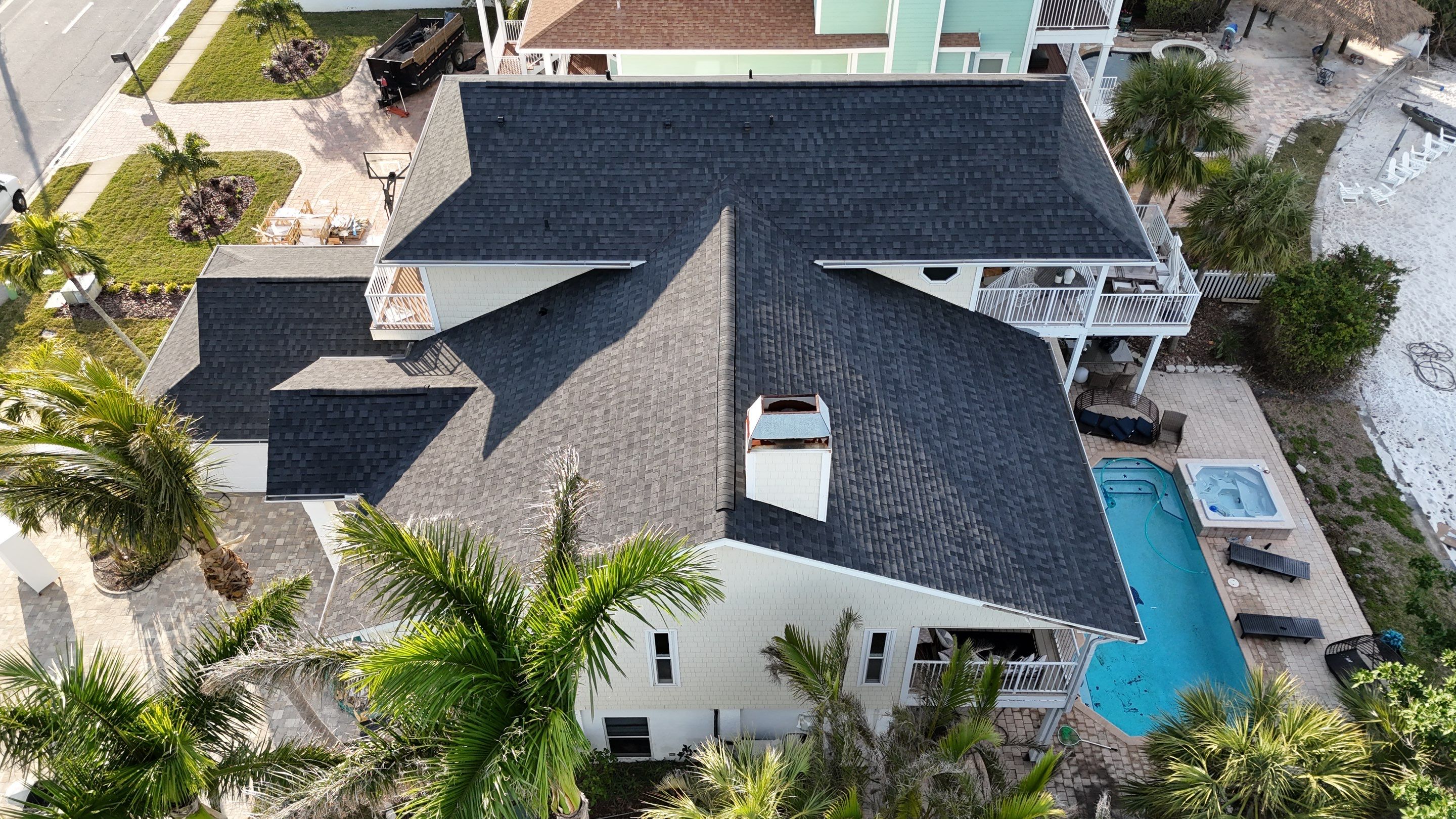 Roof Replacement in St. Pete Beach FL. by Steadfast Roofing 
