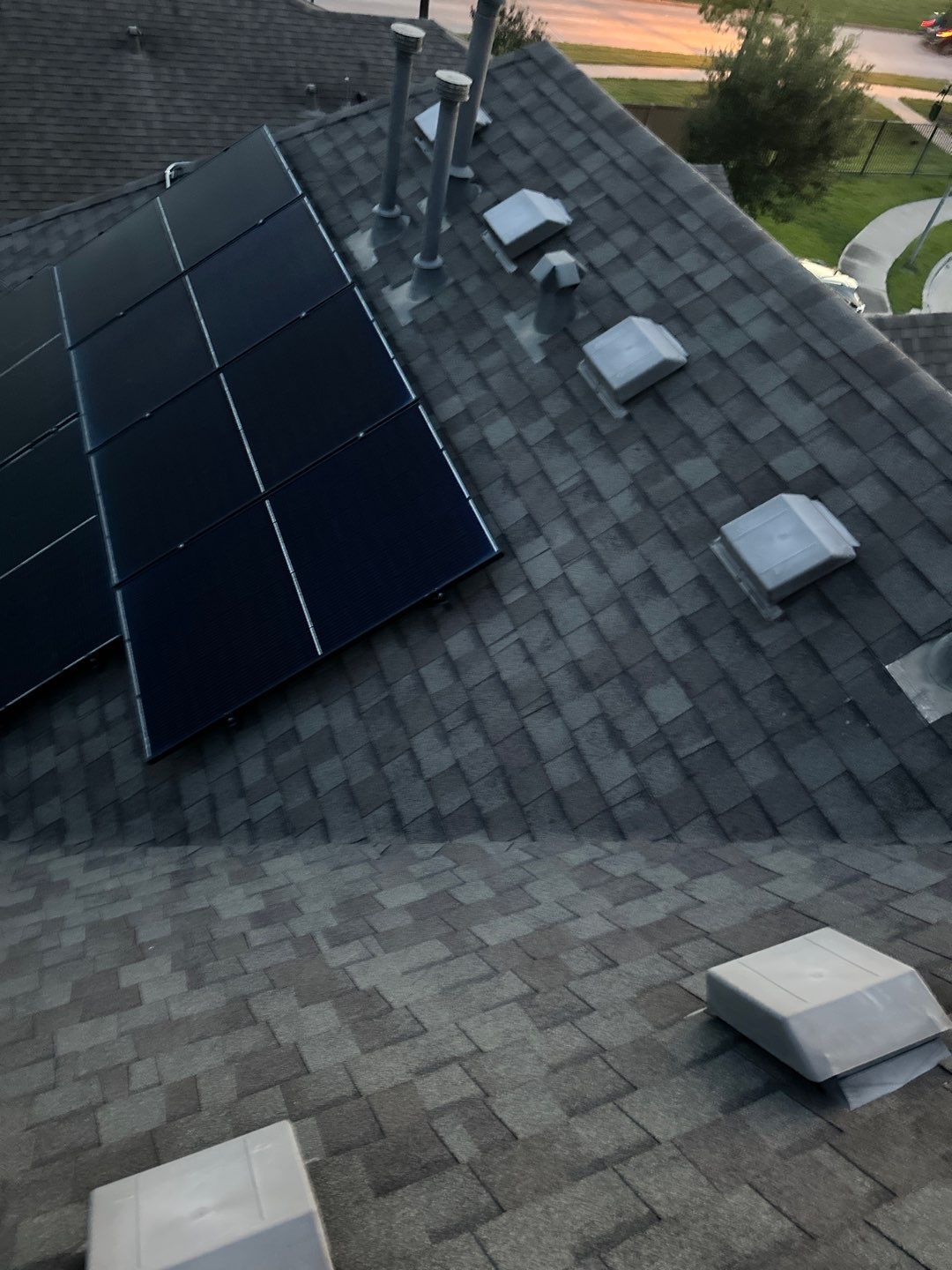 Hail Damage using Owen's Corning Duration (Lifetime) Shingles by Roof Repair Company