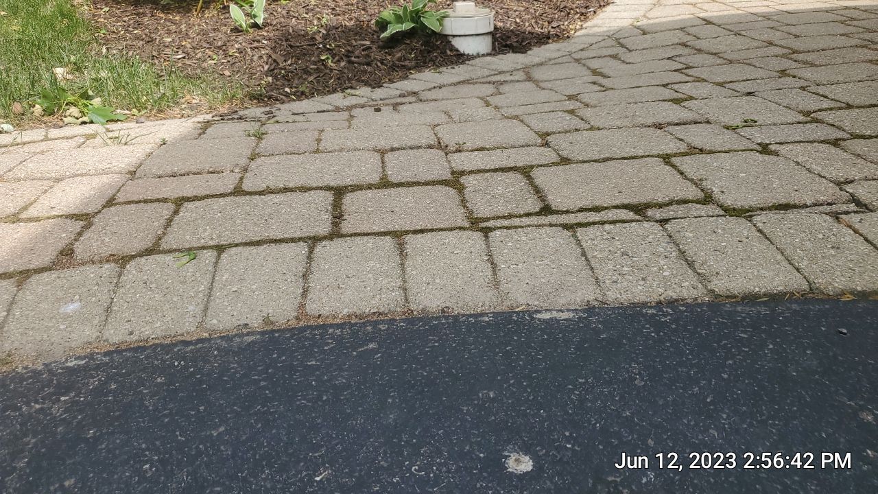brick paver repair, clean and seal using Surebond SB-1300 by Northern Power Washing LLC.