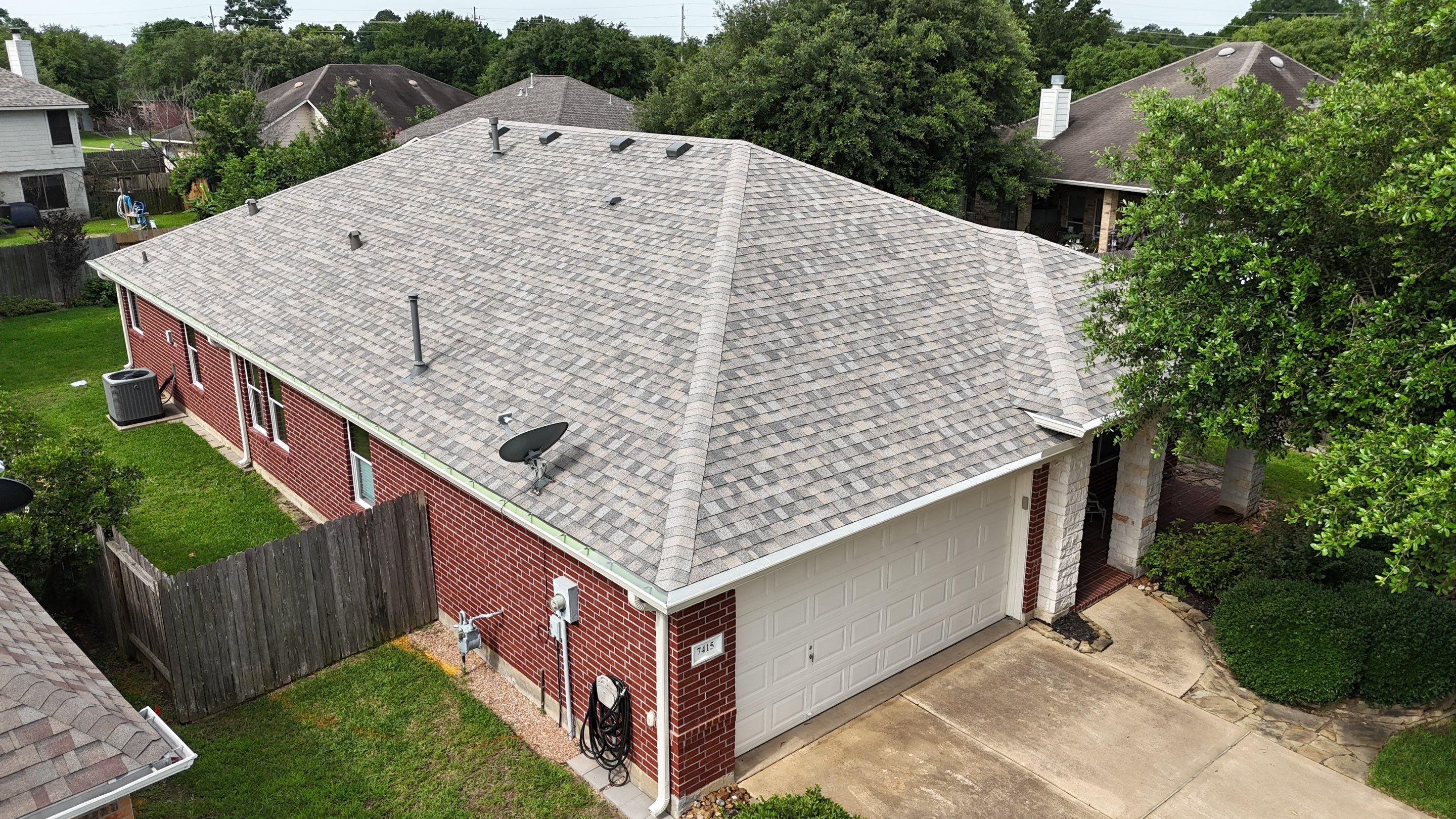 Residential Roofing & Gutter Installation using IKO Dynasty by Core Four Roofing