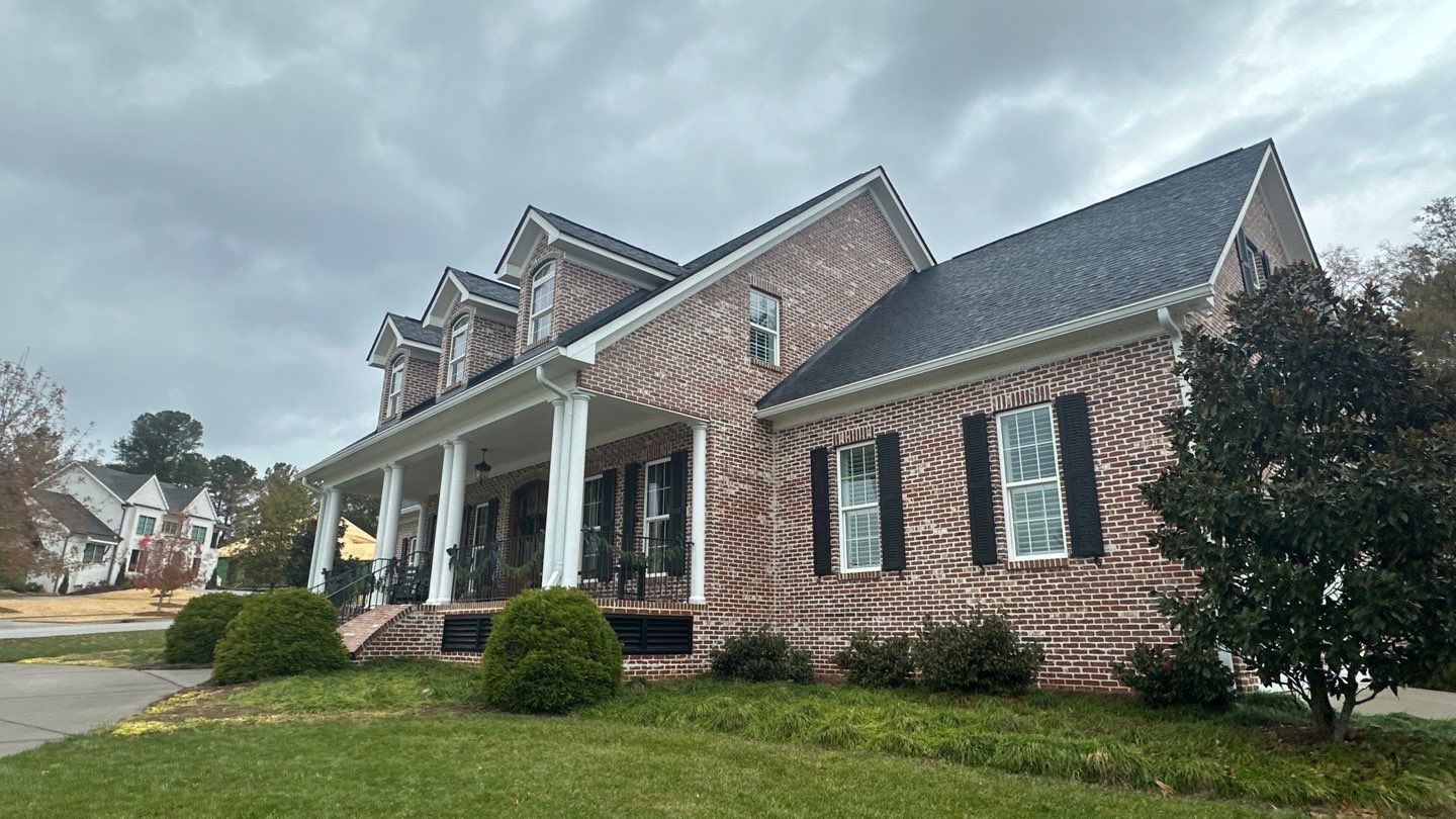 Full Roof Replacement with Oakridge Shingles and Gutter Guards in Rock Hill by Merritt Roofing LLC