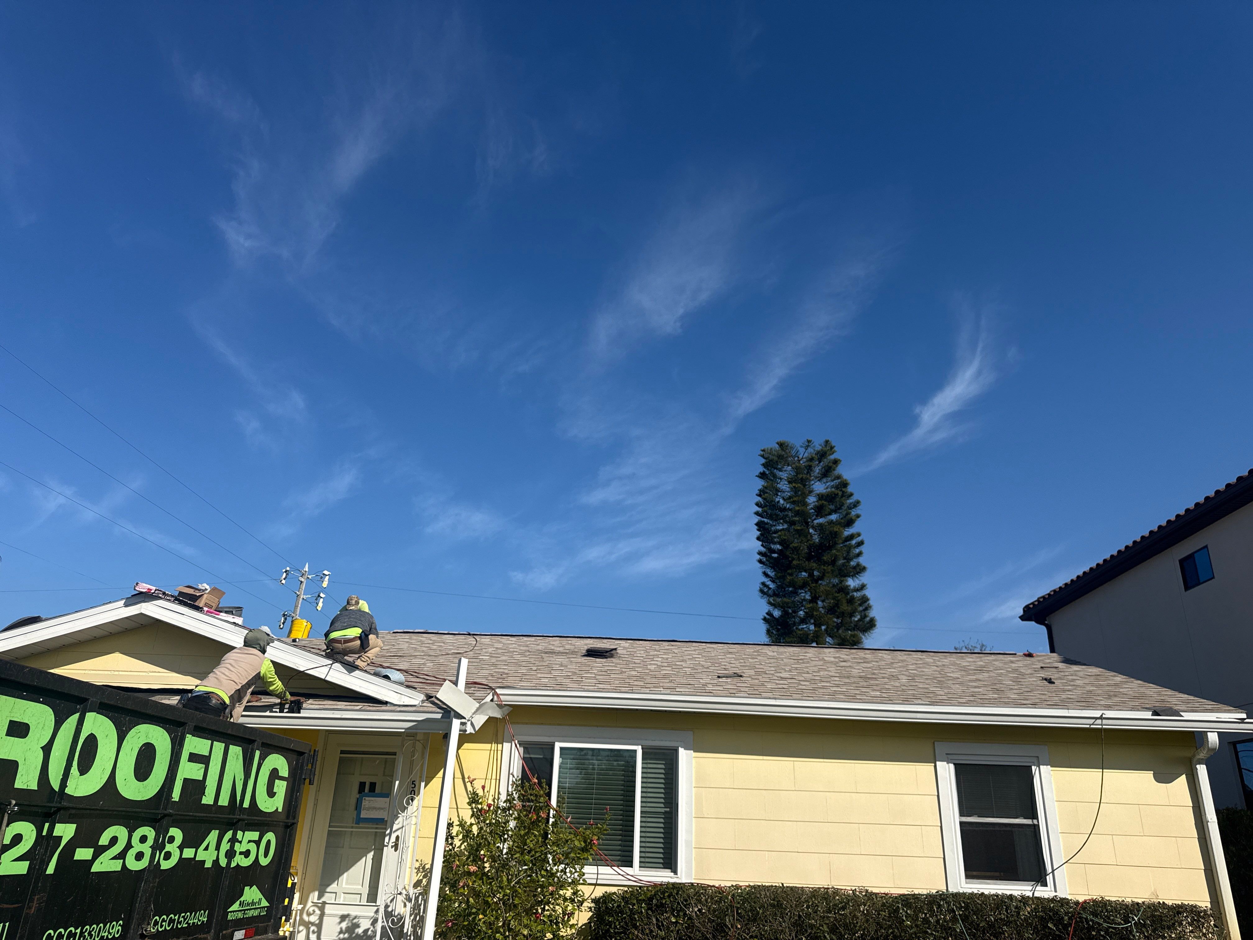 Project in St. Petersburg 33703 by Mitchell Roofing Company LLC