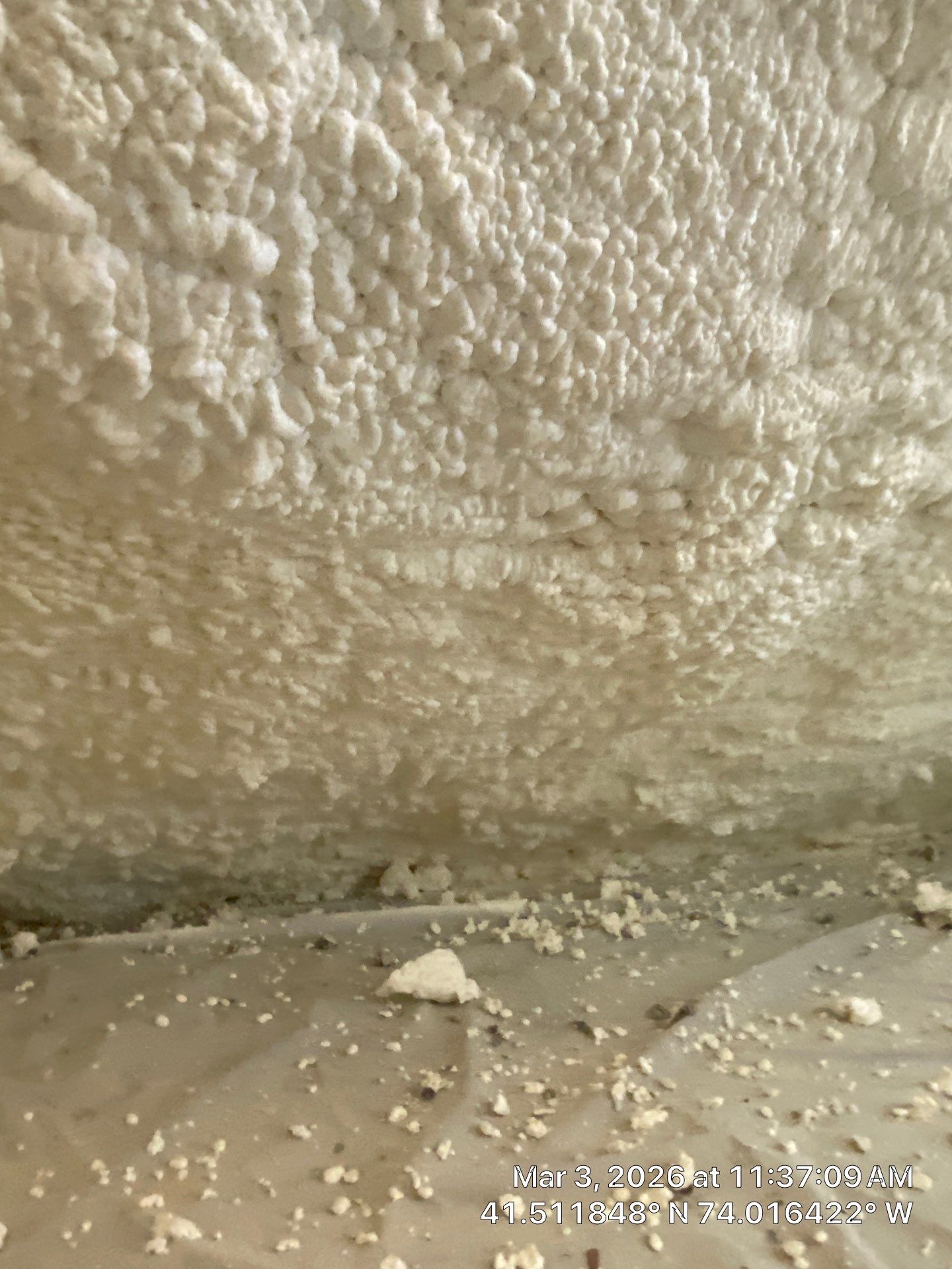 Attic Insulation using open cell spray foam by NYS Foam & Energy