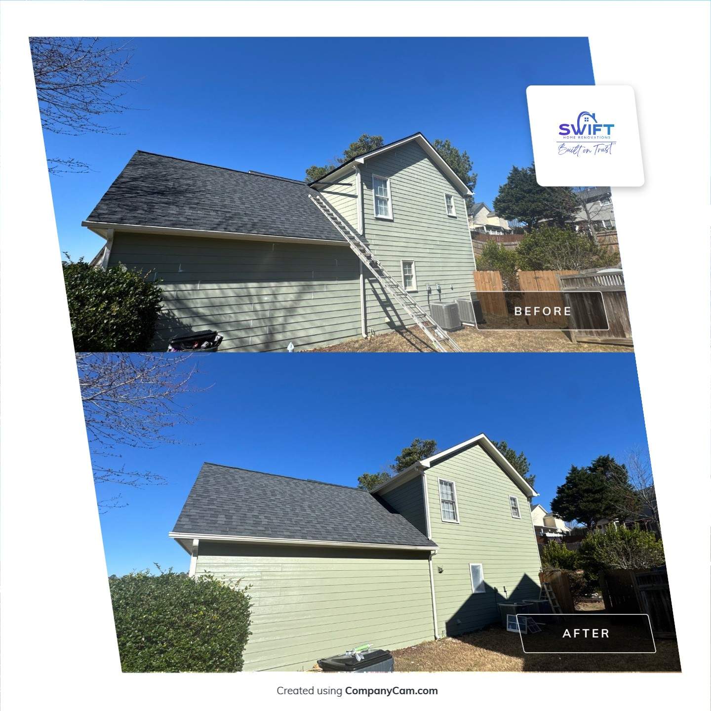 Two-Story Exterior Painting and Trim Refresh in Kennesaw, Georgia by Swift Home Renovations