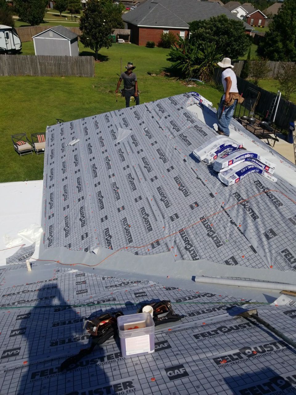 Residential Roofing Installation using Roof Replacement by American Roofing & Construction LLC