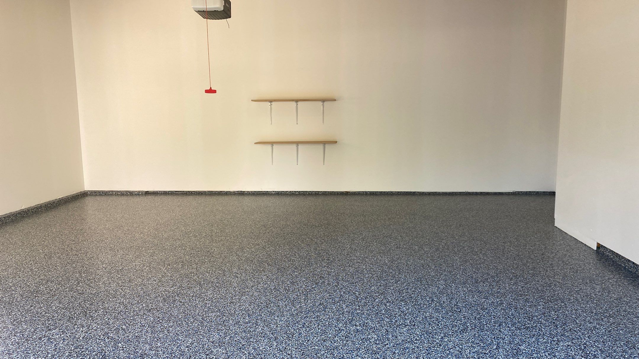 Suzie S. gets a new garage floor in Banner Blue! by Banner Garage