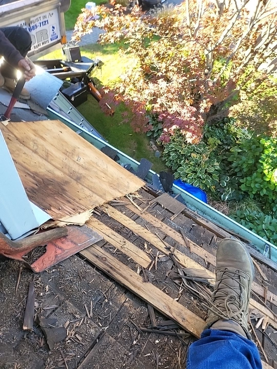 Residential Roofing Installation using Owens Corning Duration Onyx Black by A Plus Exterior