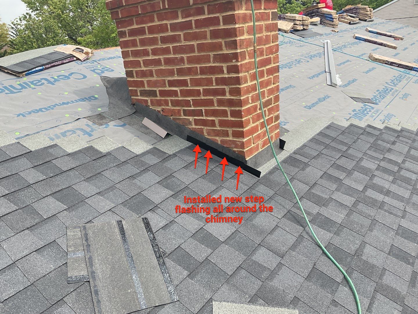 Residential Roofing Installation using CertainTeed Shingles by Alpha Design Services