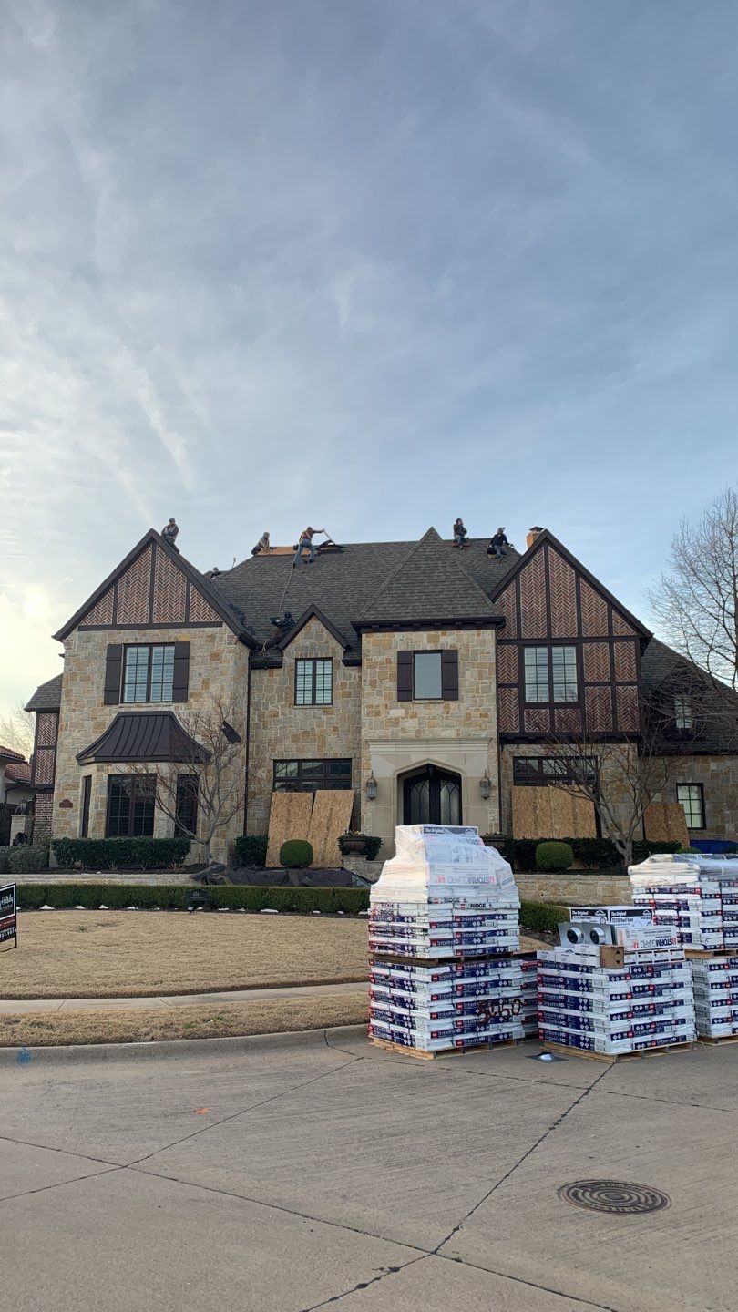 Full Roof Replacement On Beautiful Home in McKinney Texas by Elite Roofing LLC