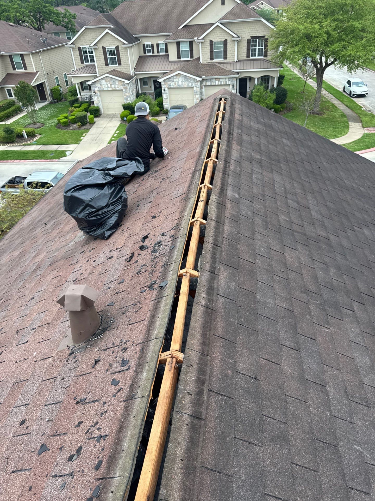 Roof Repairs Project in Tomball, TX by Proud Roofing