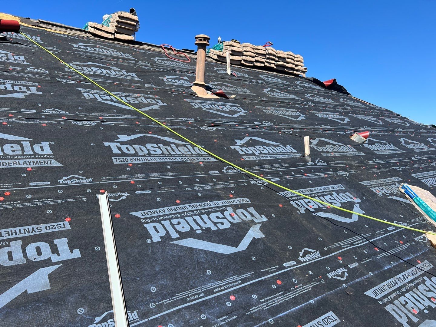 Roof replaced due to age by Oakwood Roofing and Construction, LLC