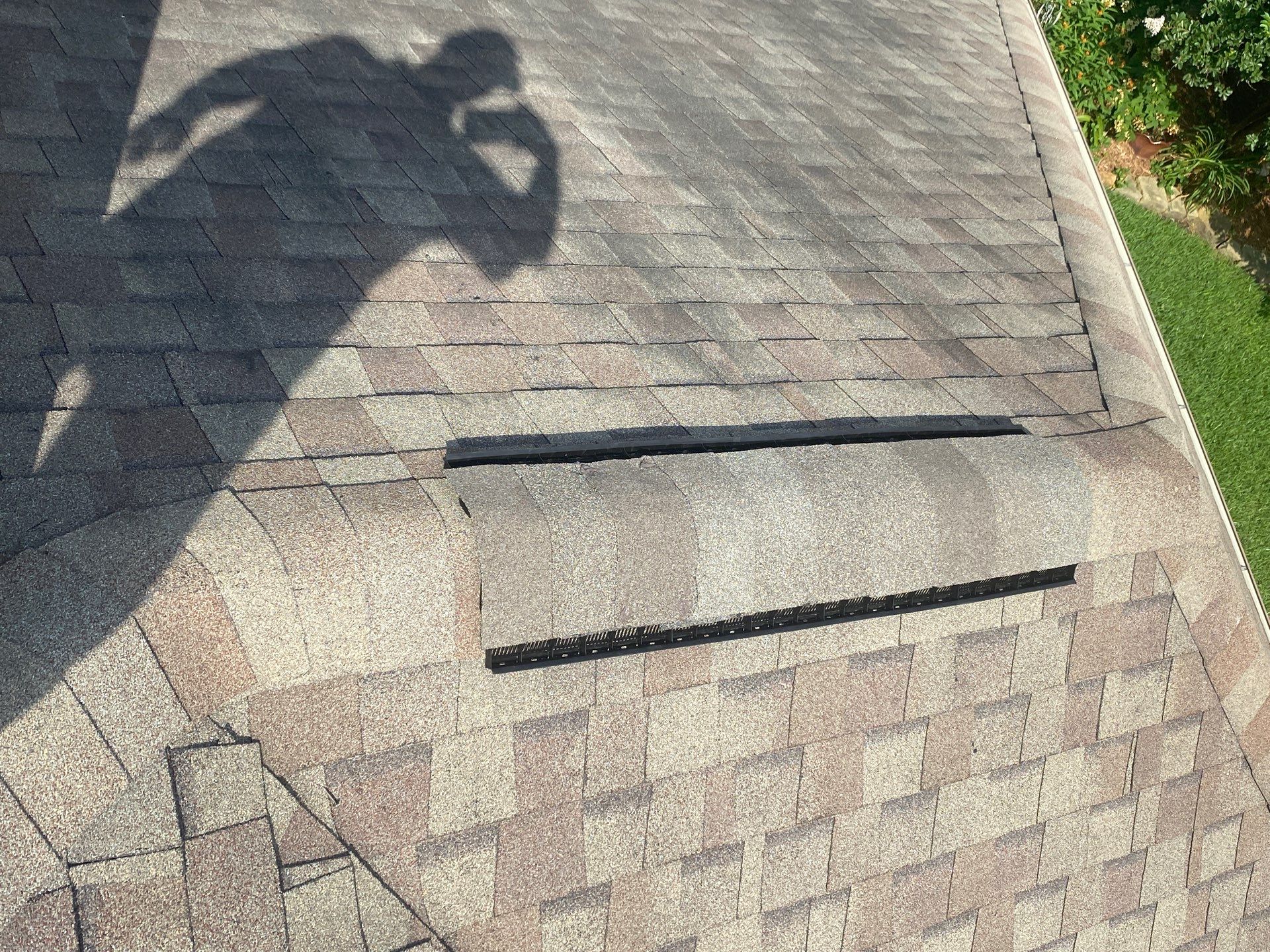 Hail Damage using Owen's Corning Duration (Lifetime) Shingles by Roof Repair Company