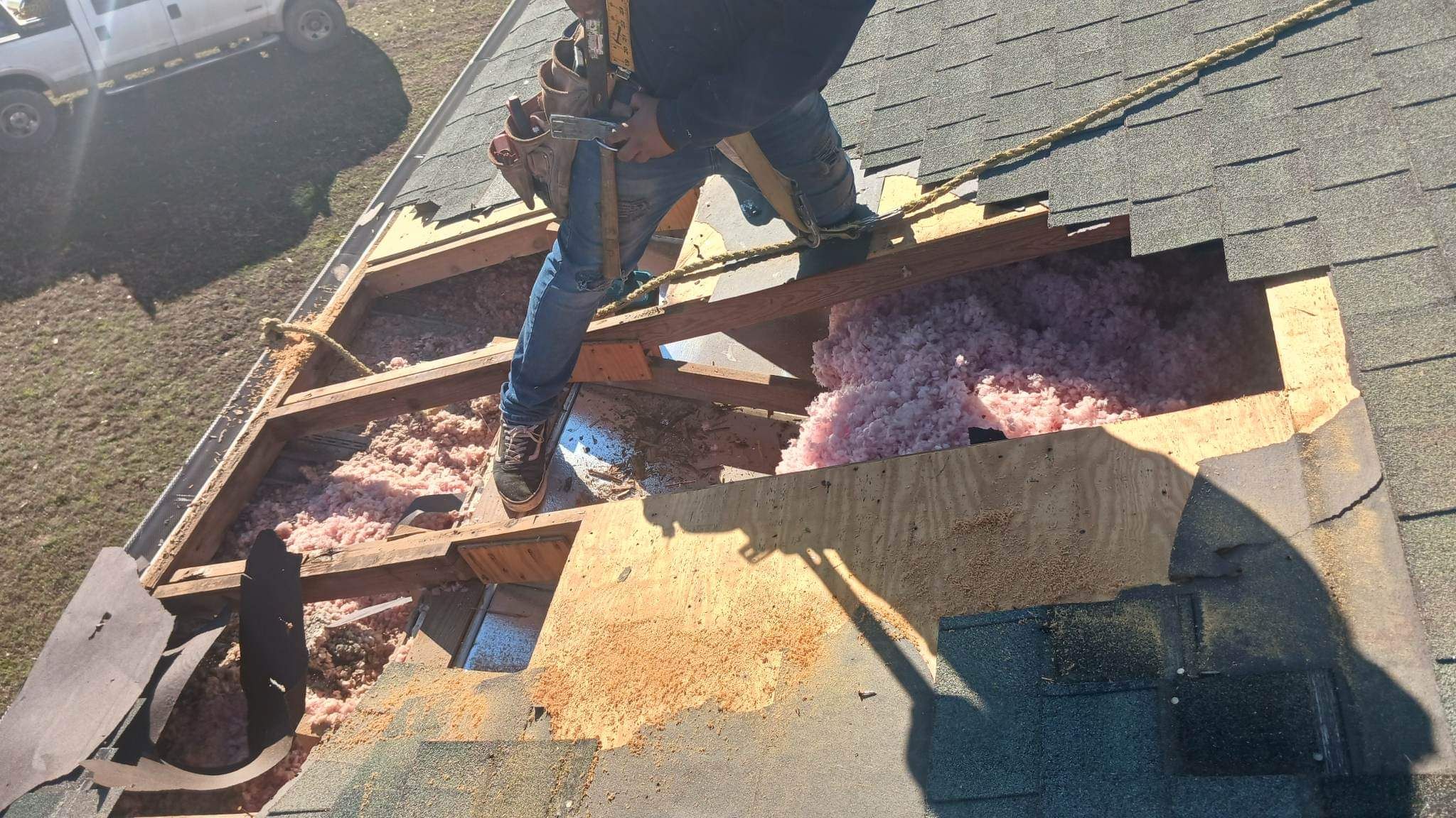 Residential Roofing Installation using CertainTeed XT25 by Hostetler Roofing