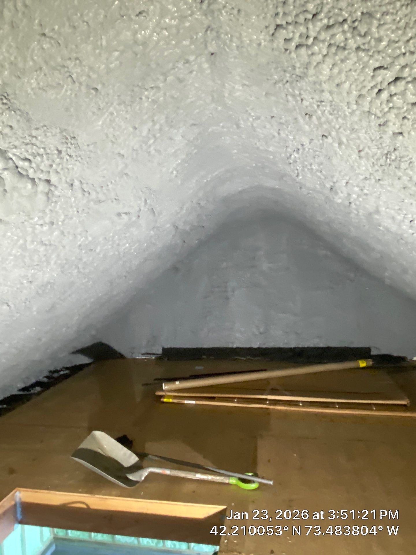 Detached Garage using Closed Cell Spray Foam by NYS Foam & Energy
