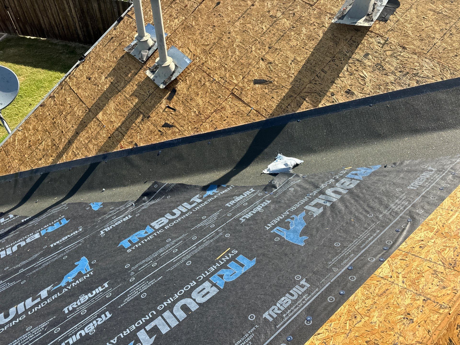 Project in Weatherford by Lonestar Roofing and Restoration LLC.