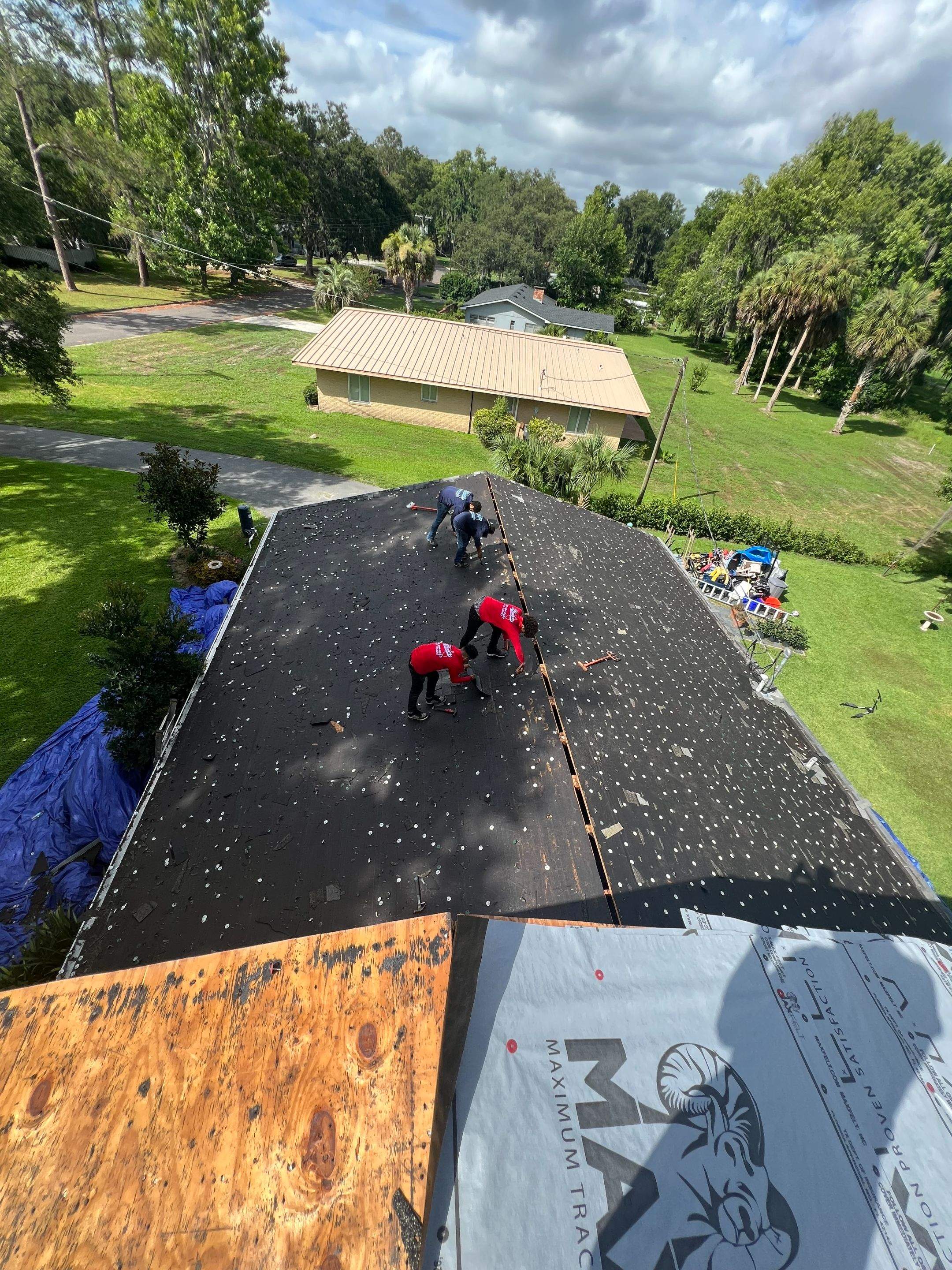 Reroof in Gainesville, Florida by Brehm Roofing