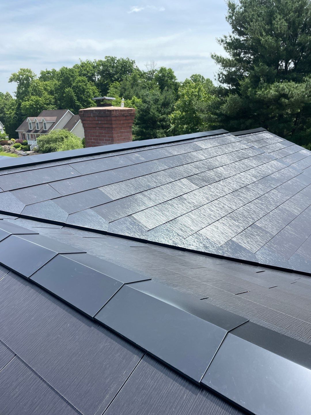 Tesla Solar Roof Installation by American Home Contractors