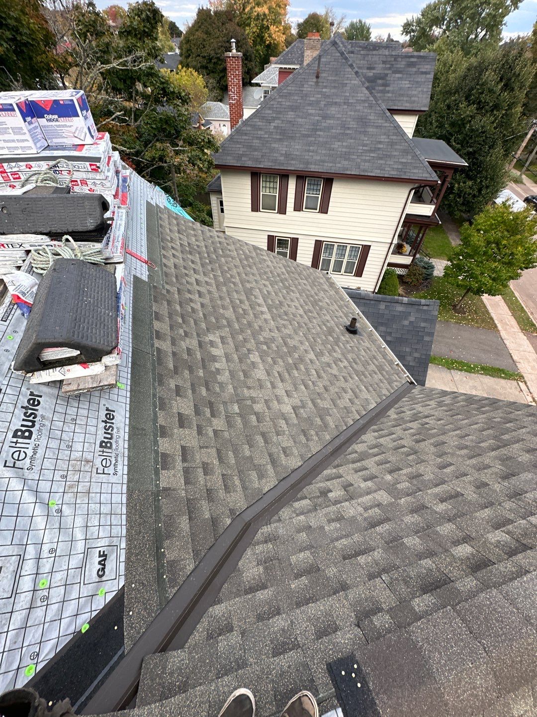 Residential Roofing Installation using Asphalt GAF HDZ by Artisan Roofing & Home Improvements Inc.
