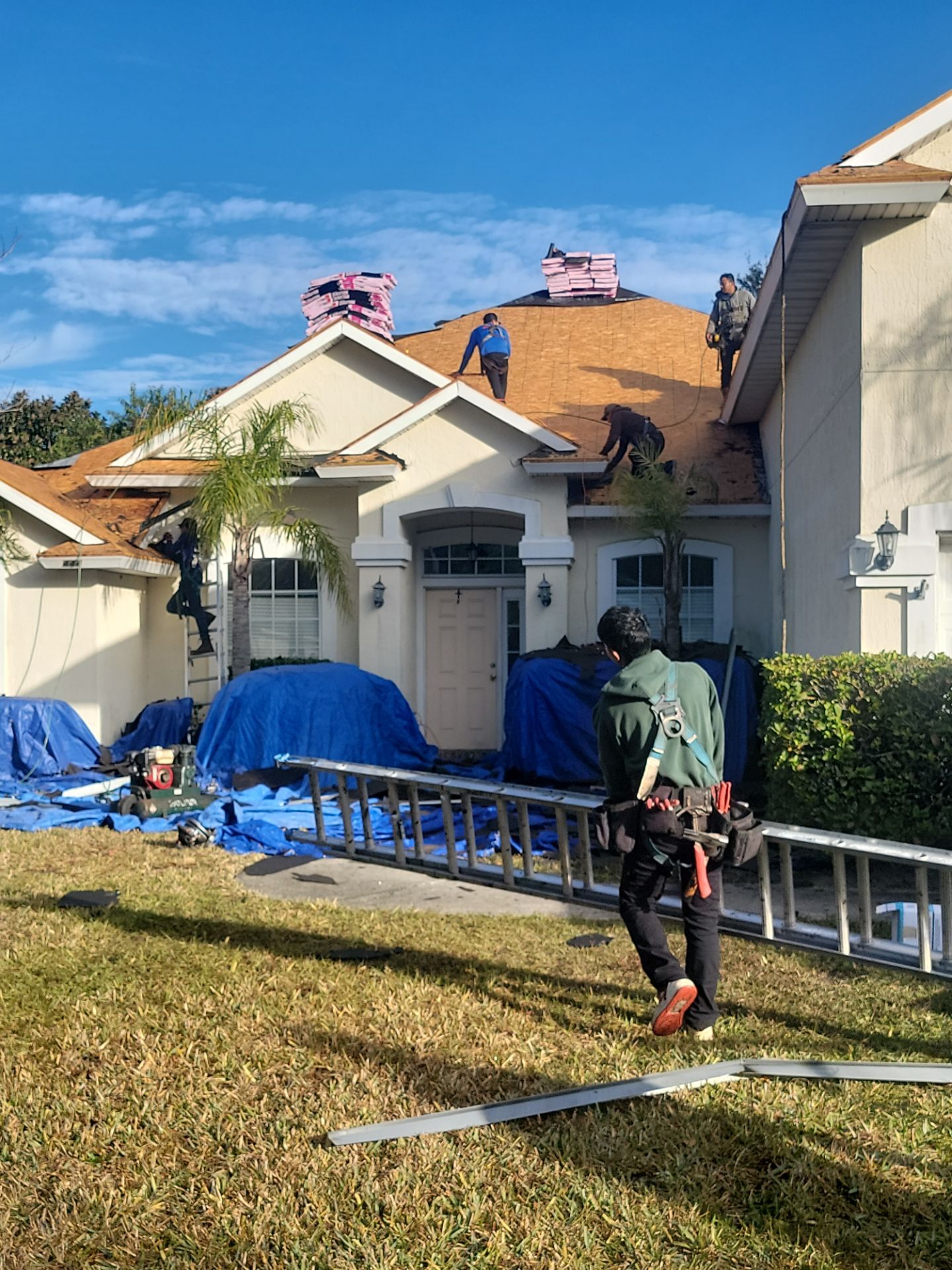 Residential Roofing Installation using Owens Corning TruDefinition Duration Shingles by Galaxy Builders, Inc.