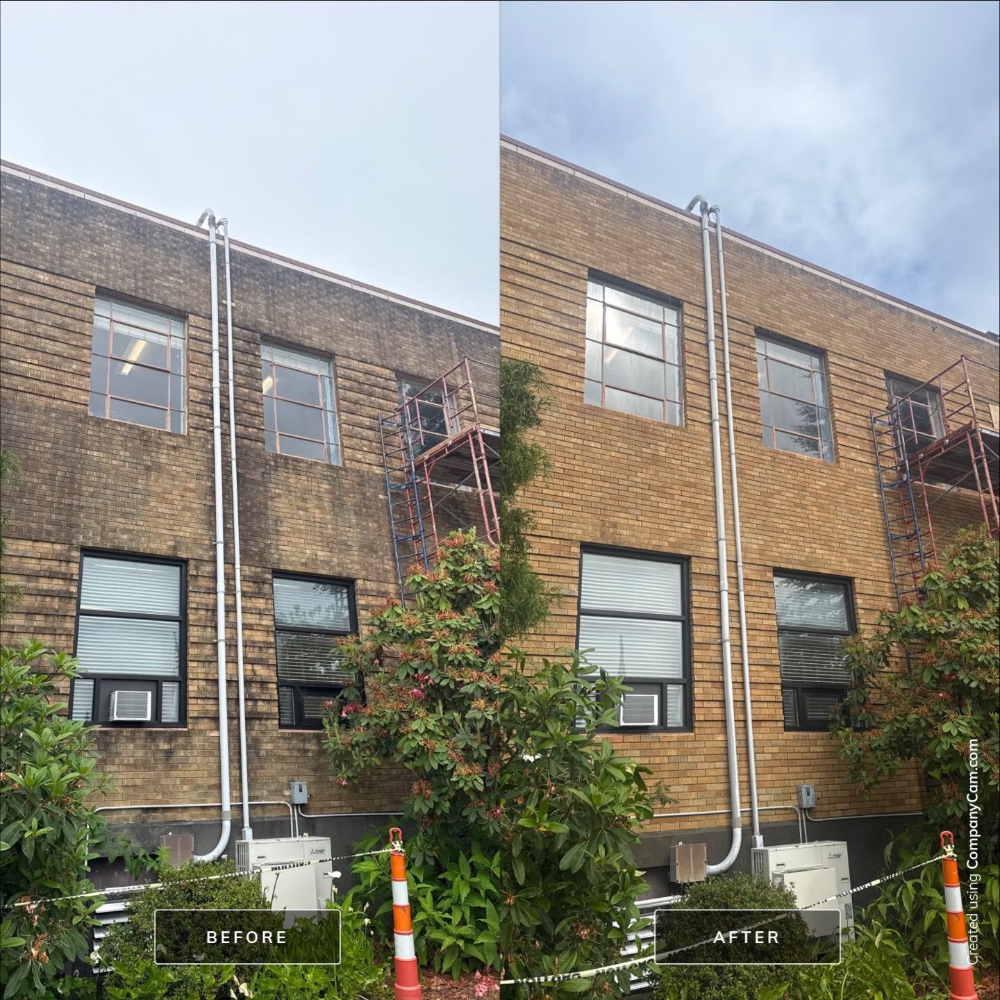 A Massive Brick Building Makeover - Astoria by Rolling Suds of Oregon Coast – Salem