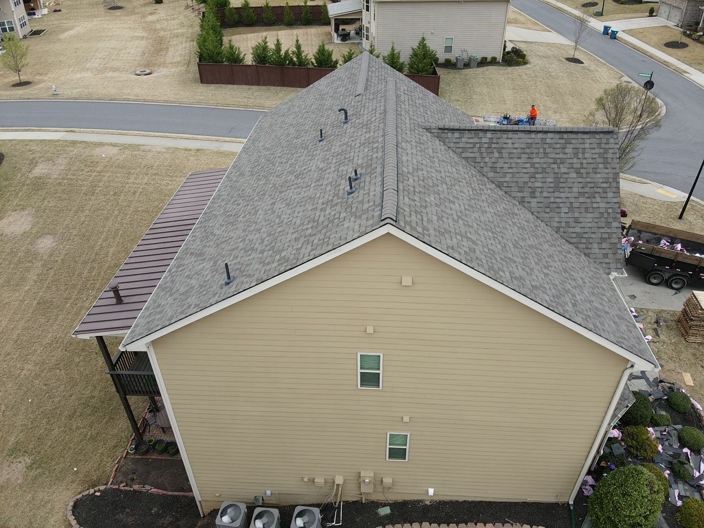 Residential Roofing Installation using Owens Corning by Inspector Roofing and Restoration