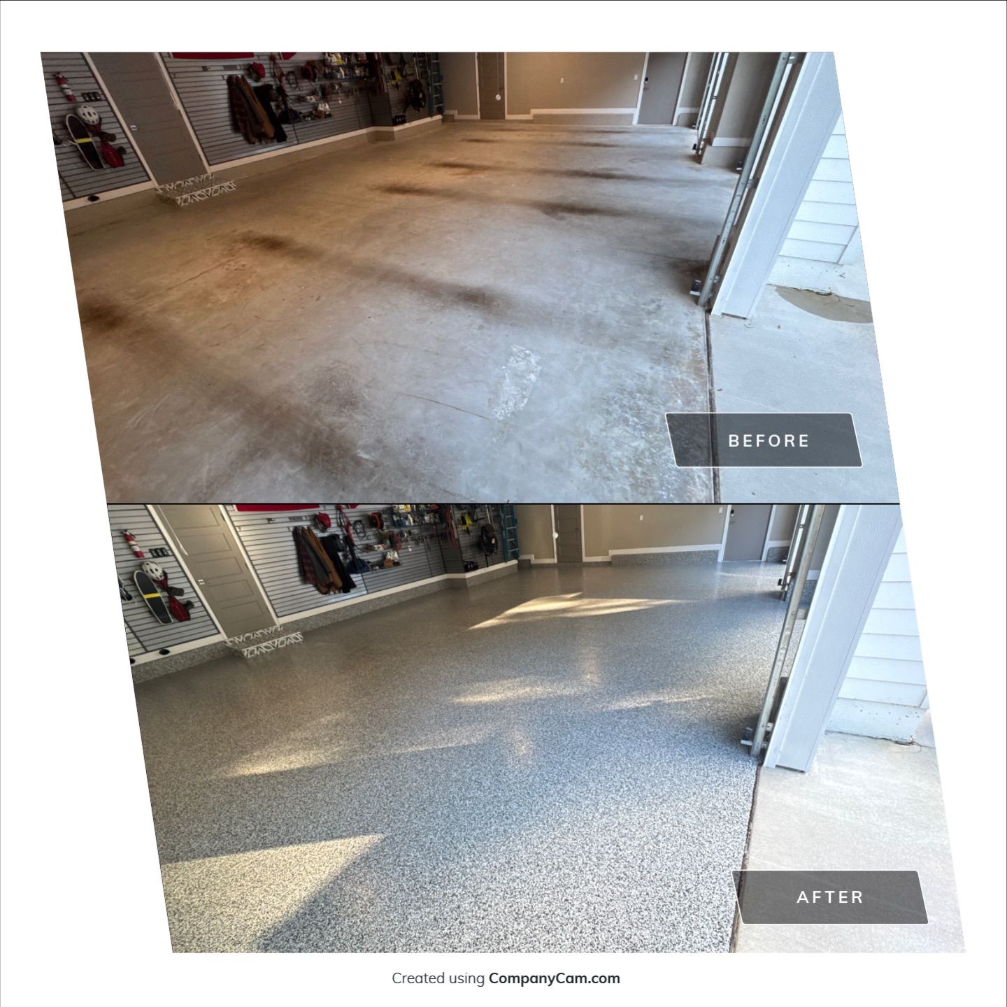 Project in Gainesville, FL by Cross Creek Concrete Coatings