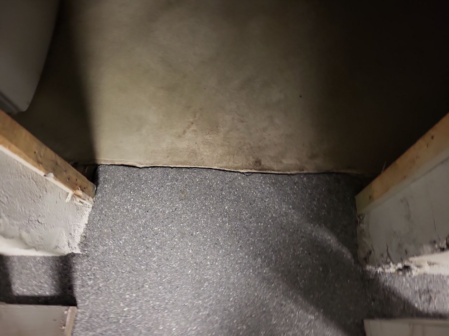 Basement Concrete Floor Coating with Penntek Flake System by Spectrum Painting, LLC