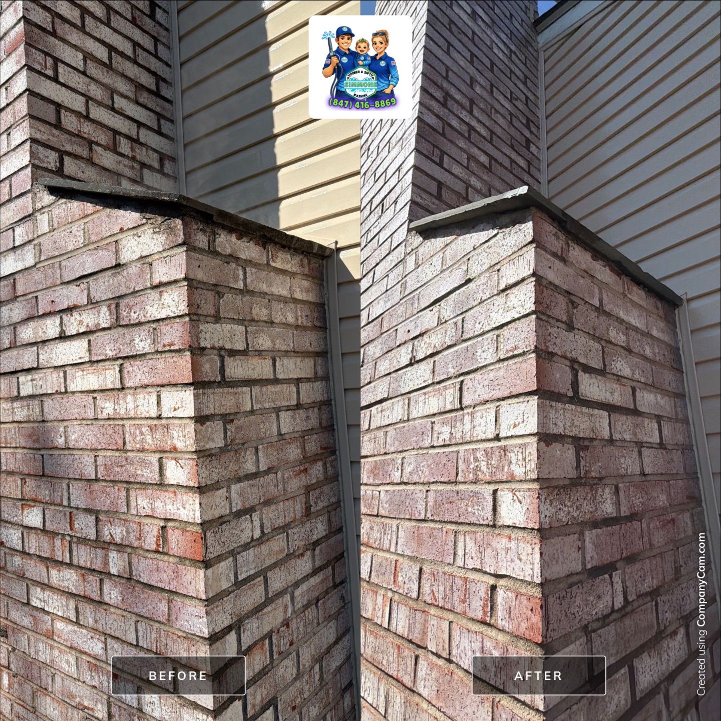 Project in Schaumburg by Simmons Power & Soft Washing