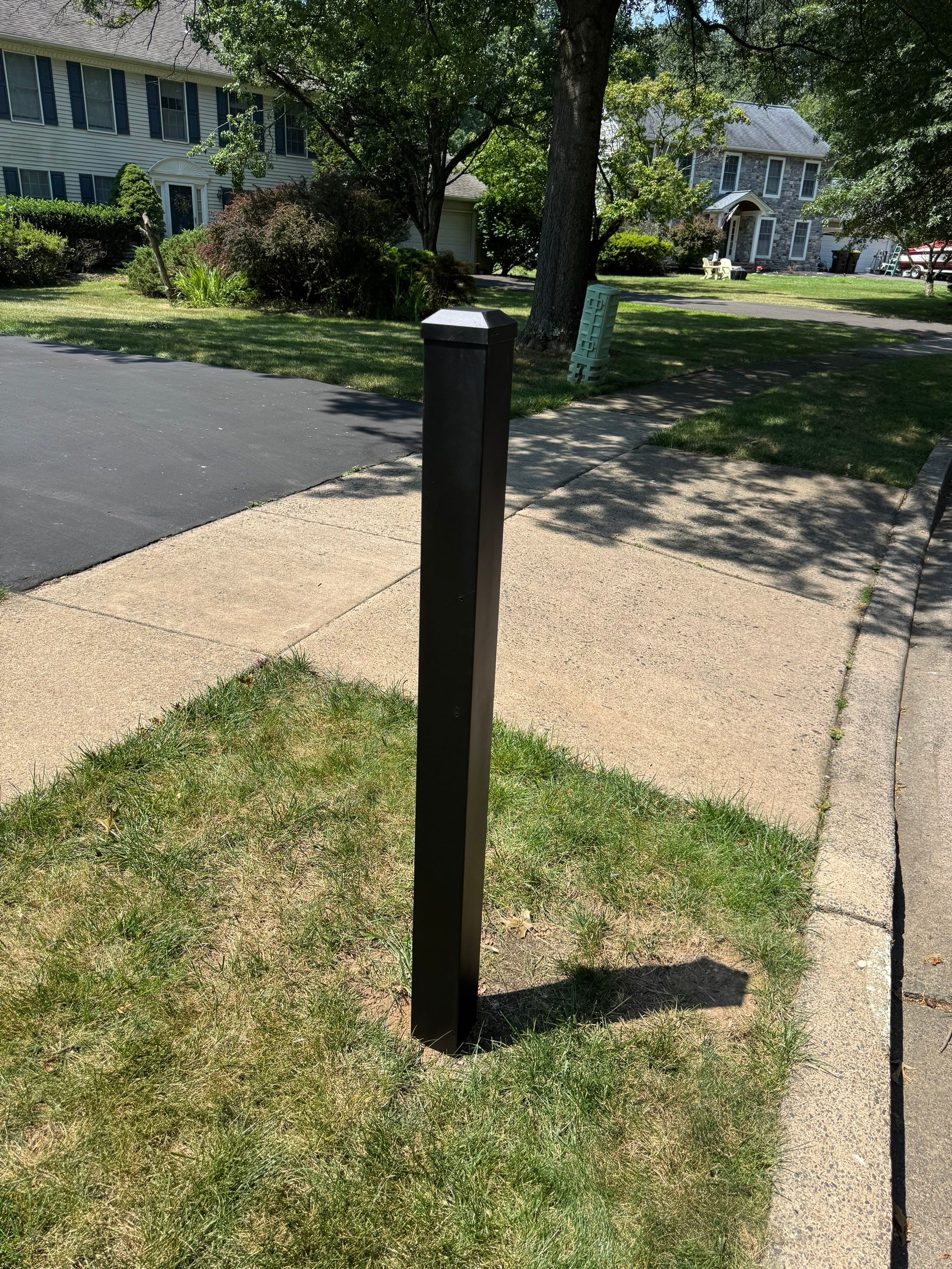 Mailbox installation by AXR Inc