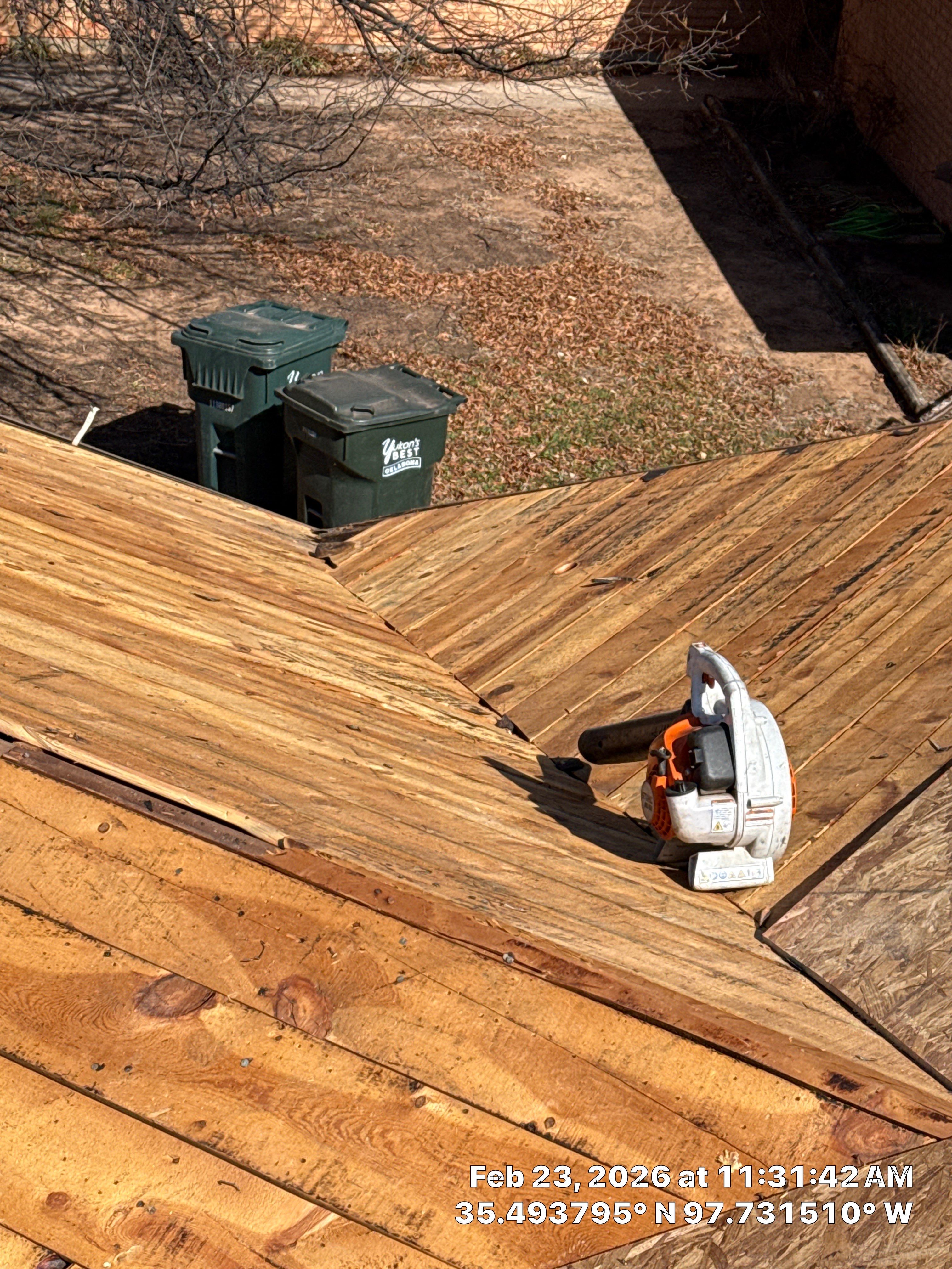 Project in Yukon, OK by OAK Roofing Restoration 