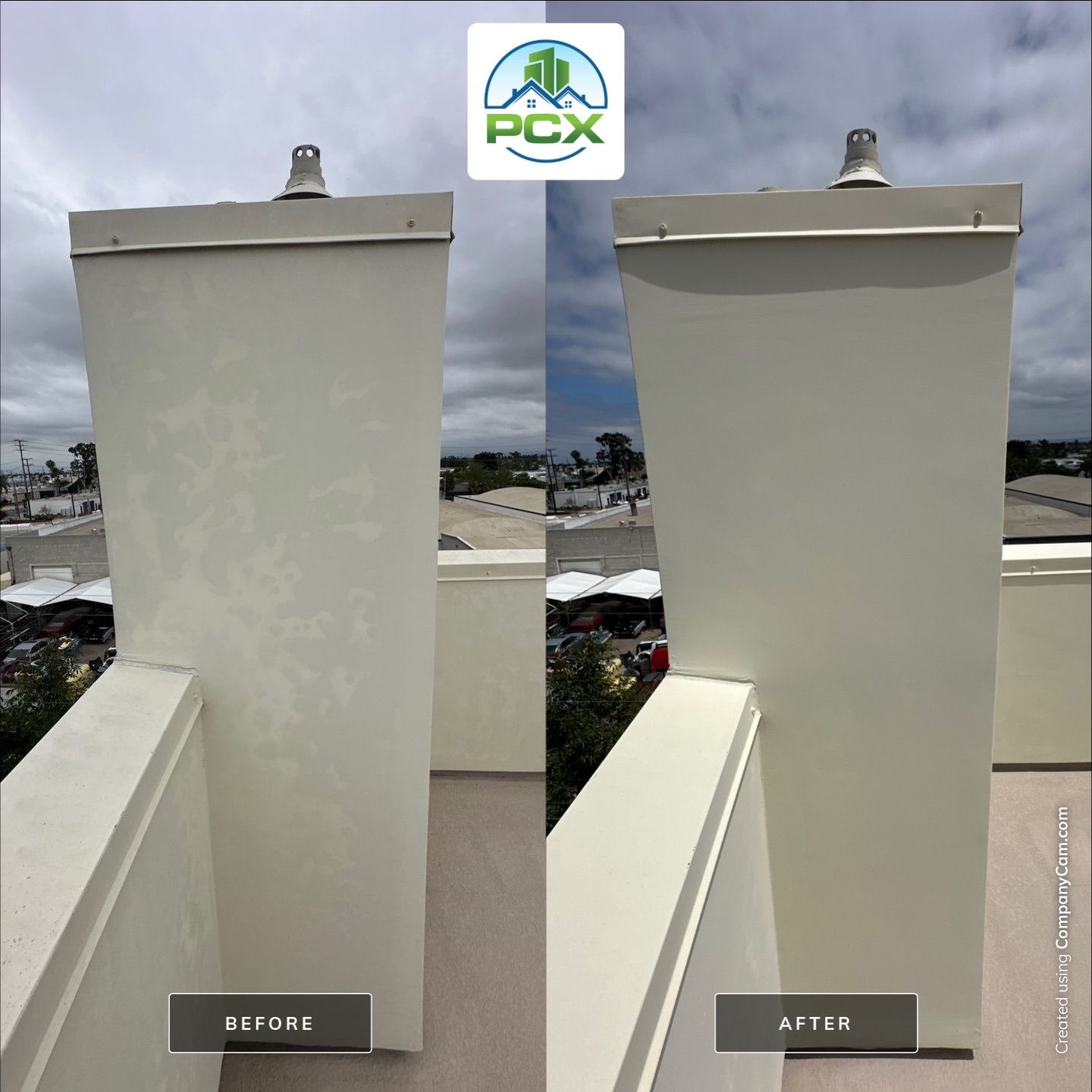 Rooftop lounge and house wash Newport Beach, CA by Property Cleaning Experts, LLC