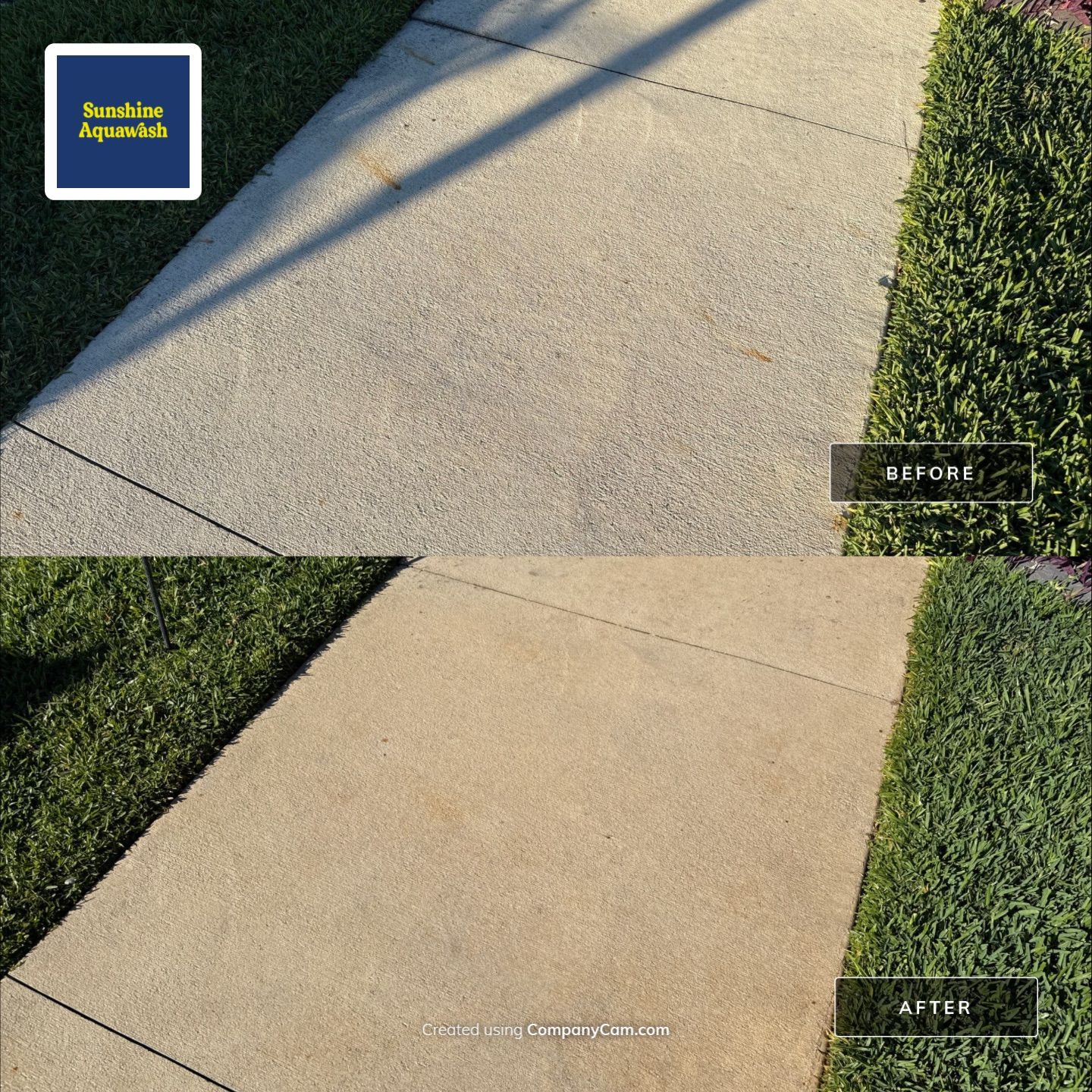 Rust Stain Removal from Concrete Driveway and Pavers in Park East at Azario | Lakewood Ranch, FL by Sunshine AquaWash