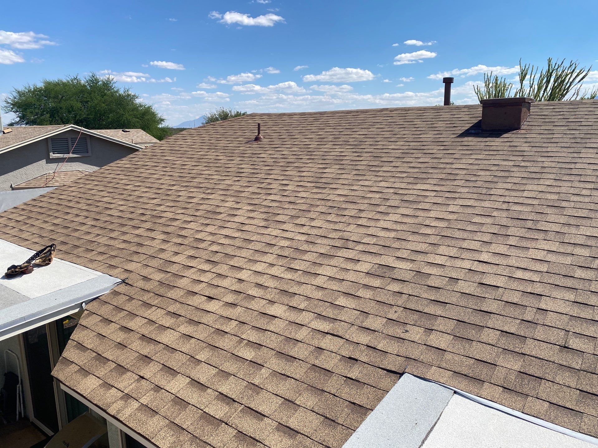 Desert Tan Shingles by Reimagine Roofing