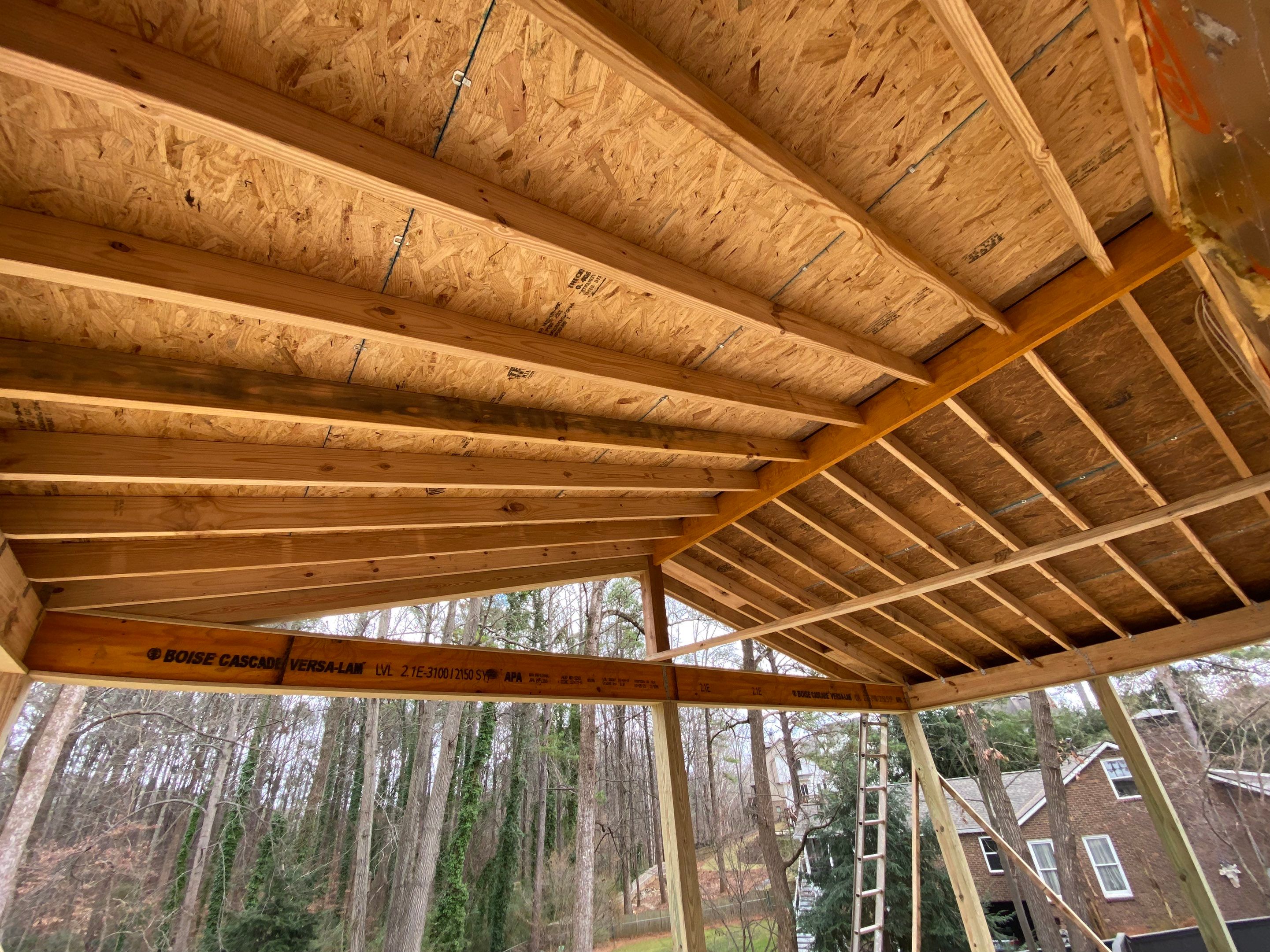 Custom Screened-In Porch and Elevated Deck Construction in Smyrna by Swift Home Renovations