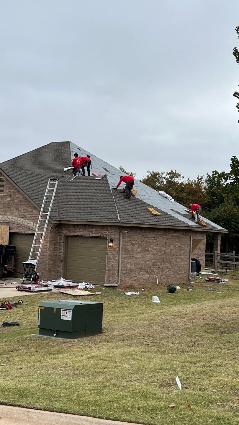 Residential Roofing Installation using GAF Natural Shadow  by A & H Roofing and Contracting