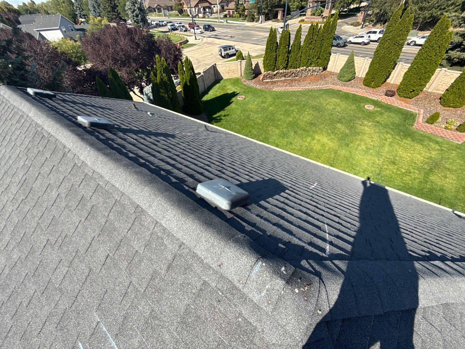 Asphalt Shingle Roof Replacement for Two-Story Home in Meridian by Olive Roofing