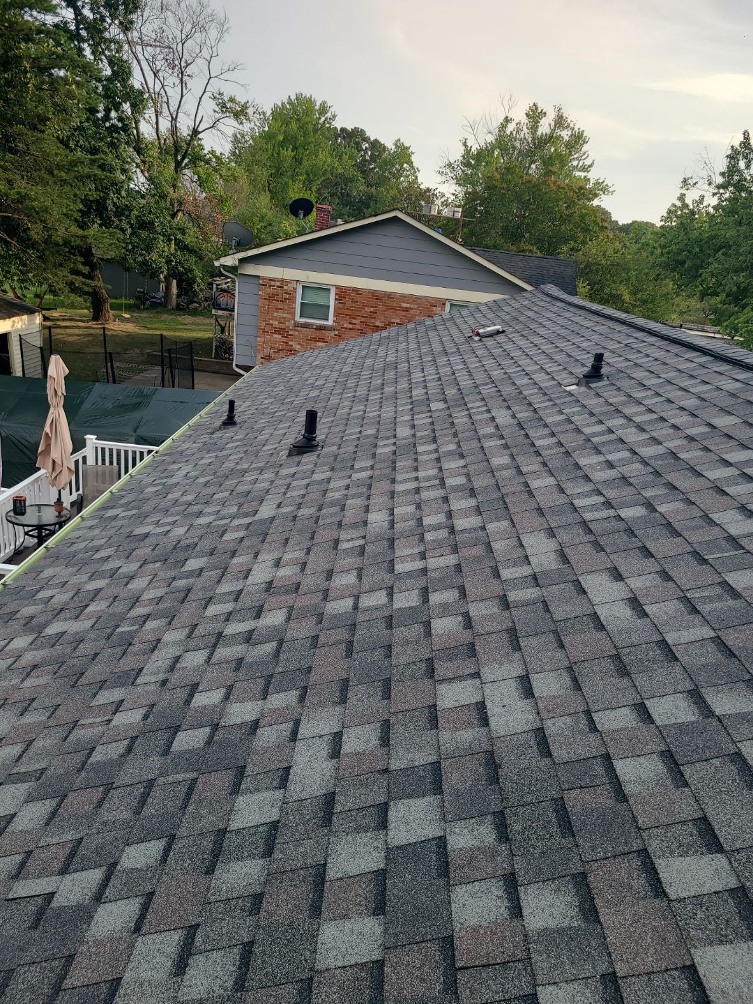 Woodbridge: Roof Replacement with CertainTeed Landmark Pro Designer Shingles in Max Def Colonial Slate by RM Banning, Inc.