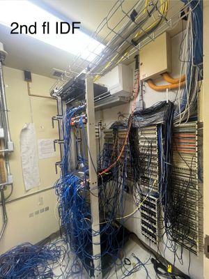 Structured cabling installation by CimaSolutions